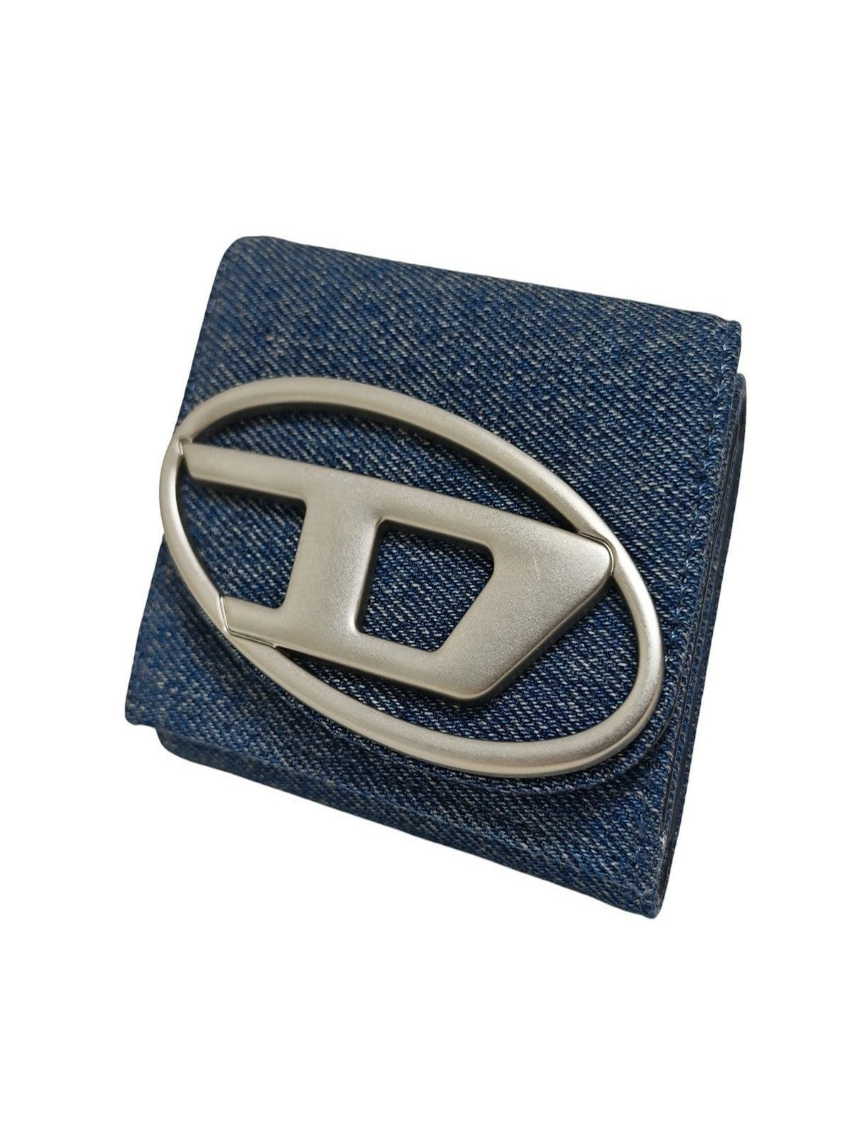 DIESEL Women's Wallet 1DR 1DR TRI FOLD COIN XS II WALLET X09887 P1730 H8457 420 - MEDIUM BLUE