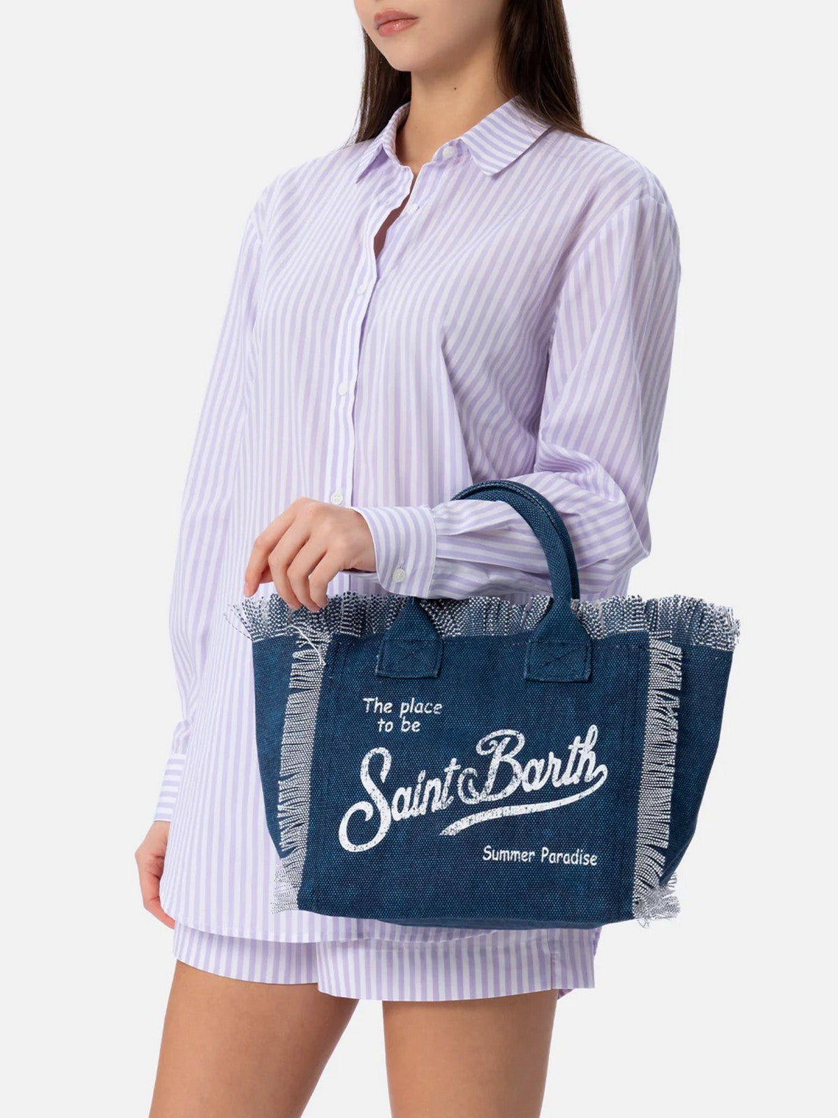 MC2 SAINT BARTH Borsa Donna  COLETTE 01152F Blu gioboutiqueweb