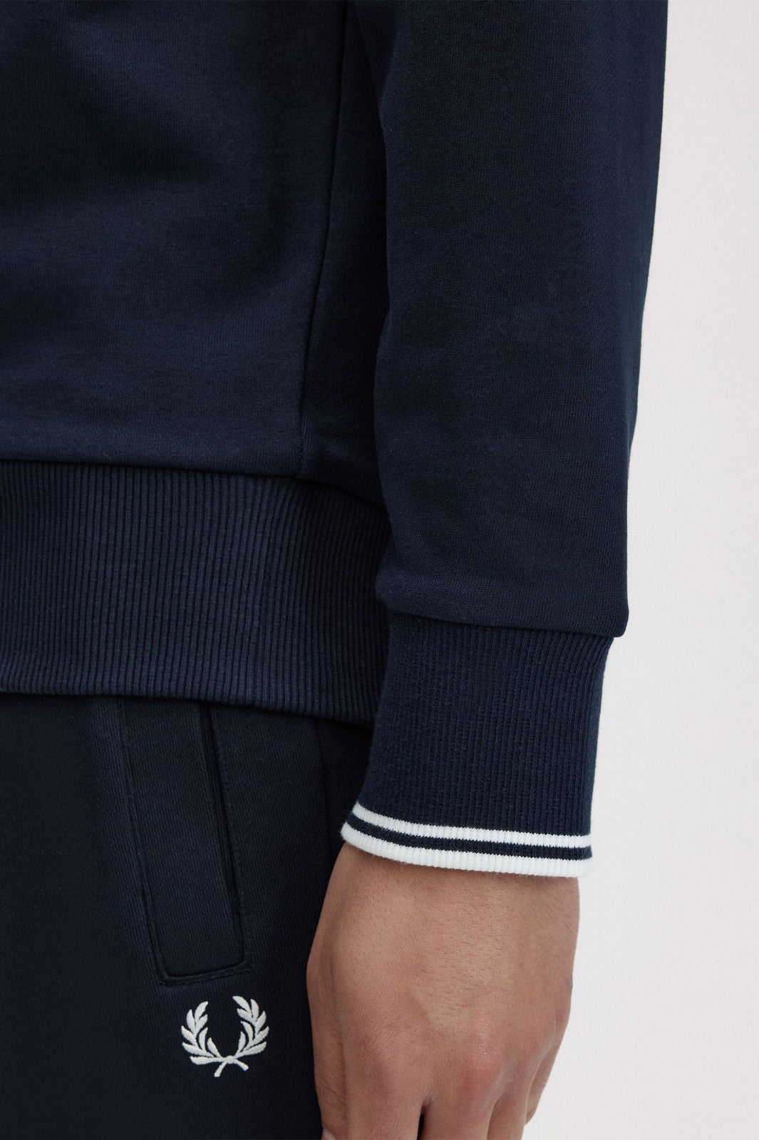 FRED PERRY Felpa Uomo FP CREW NECK SWEATSHIRT FP-M7535-57 248 NAVY