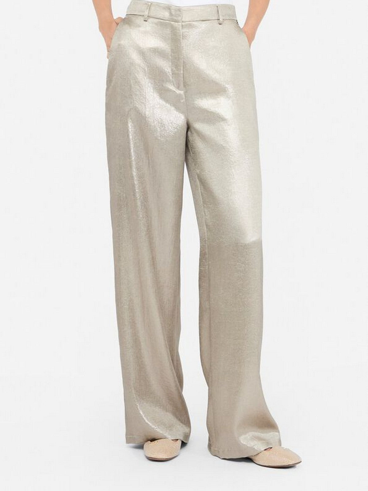 LIU JO BLACK Pantalone Donna  CF5280T002A V9567 Oro