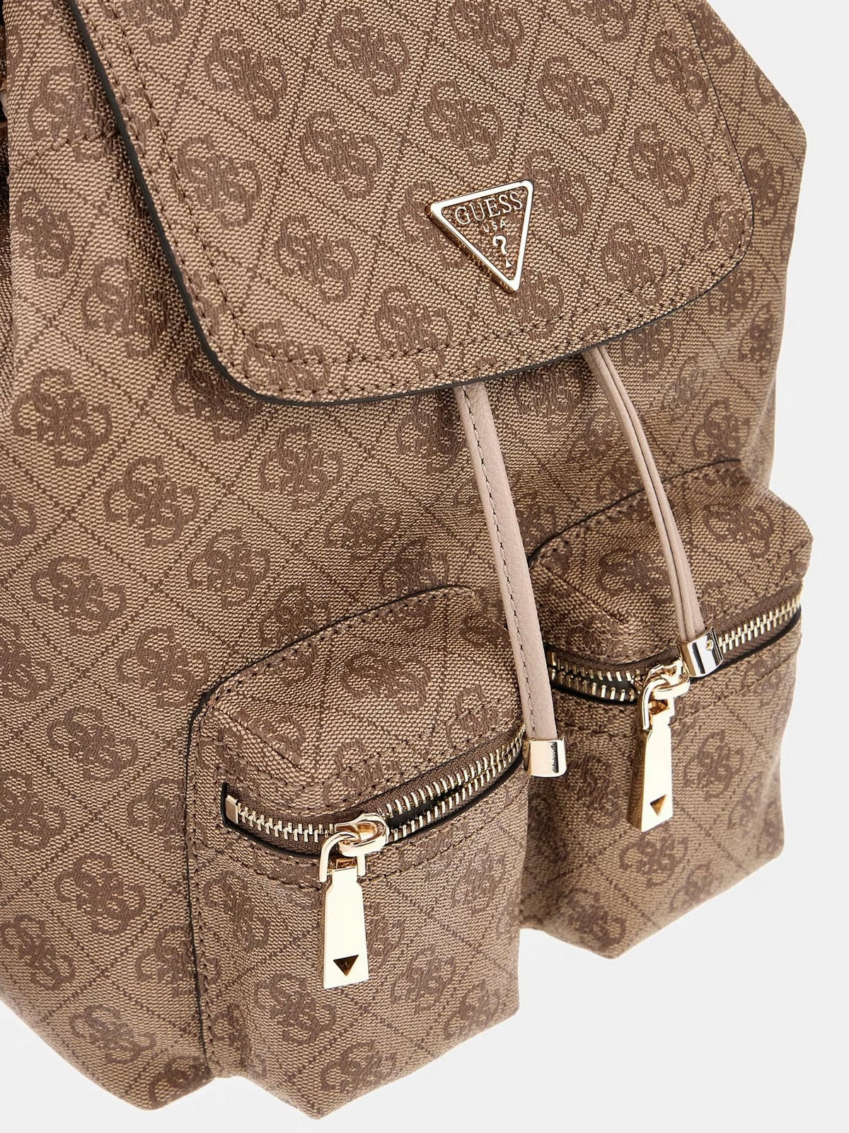 GUESS Zaino Donna MANHATTAN II FLAP BACKPACK HWSG71 18310 LTL LATTE LOGO