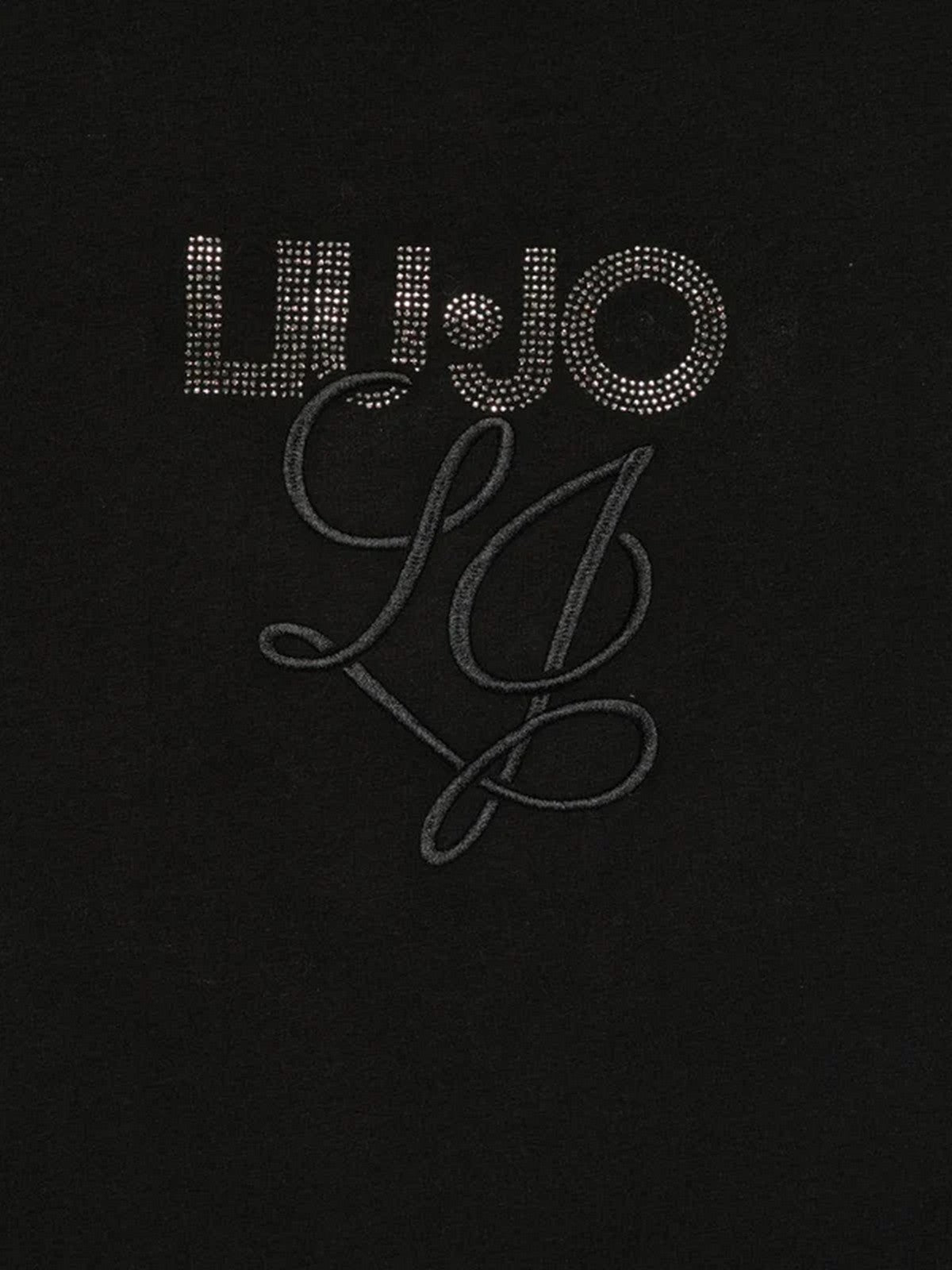 LIU JO WHITE T-shirt Donna  WA6238JS923 P9351 Nero LiuJo LJ