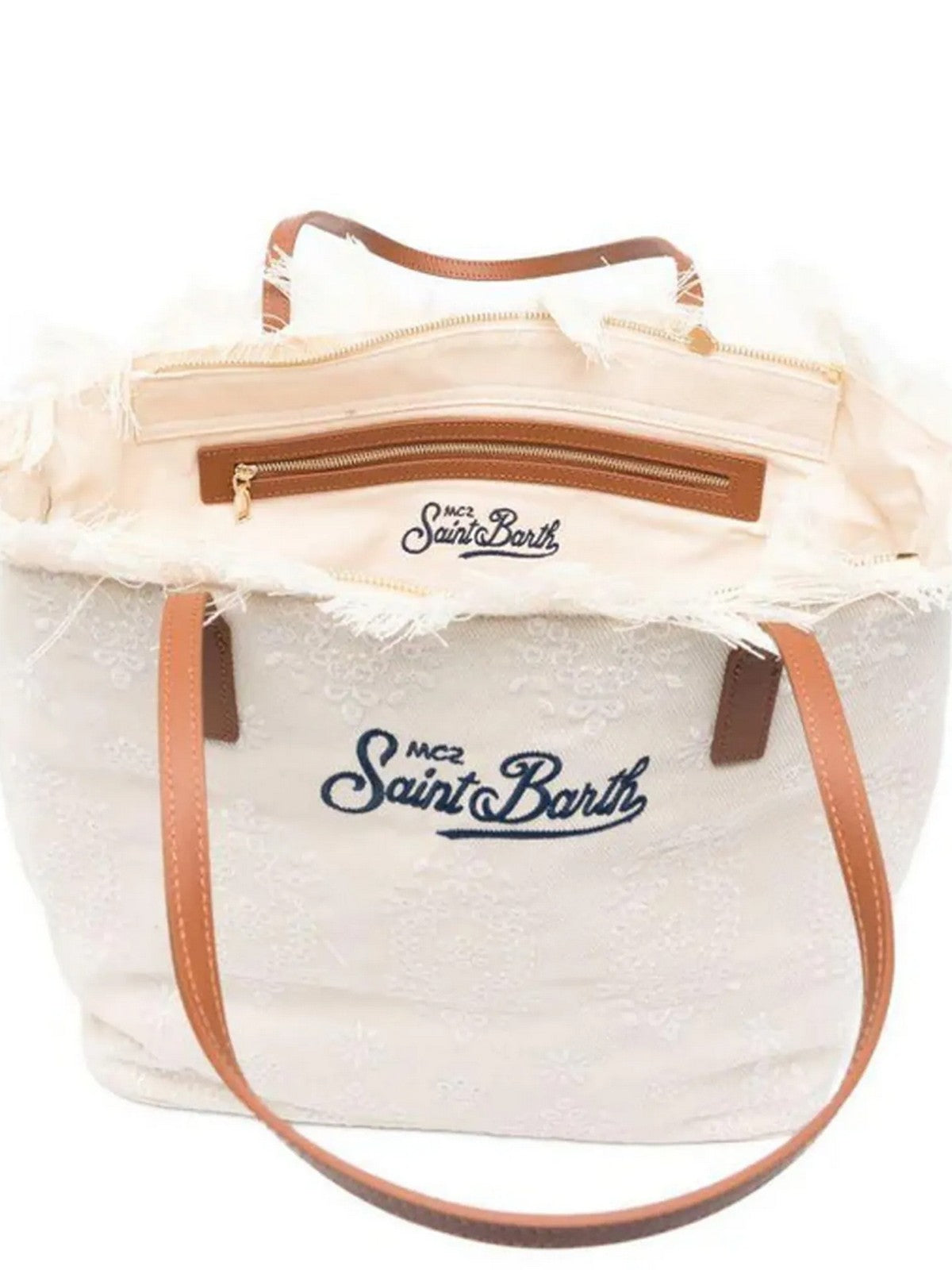 MC2 SAINT BARTH Borsa Donna  CITY BAG FRINGE 01034L SANGALLO 10 EMB