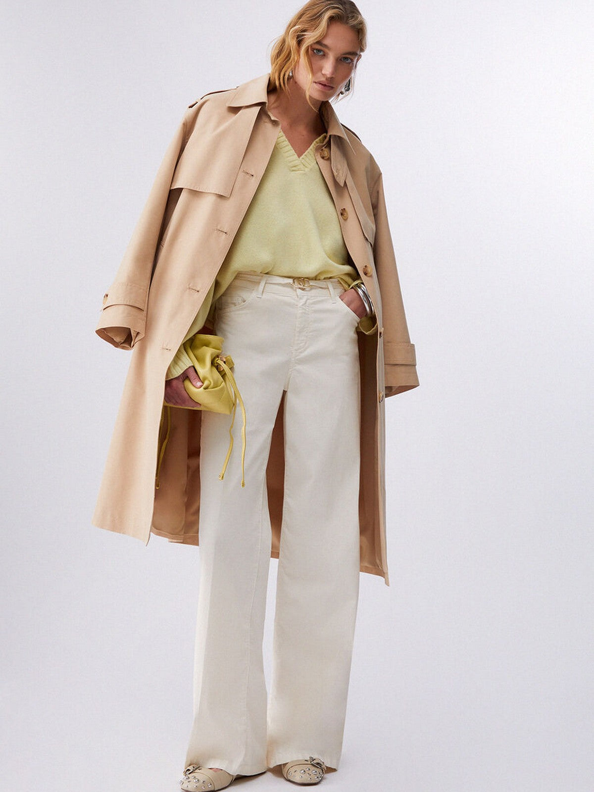 LIU JO WHITE Pantalone Donna  WA6274T9257 X0760 light panna