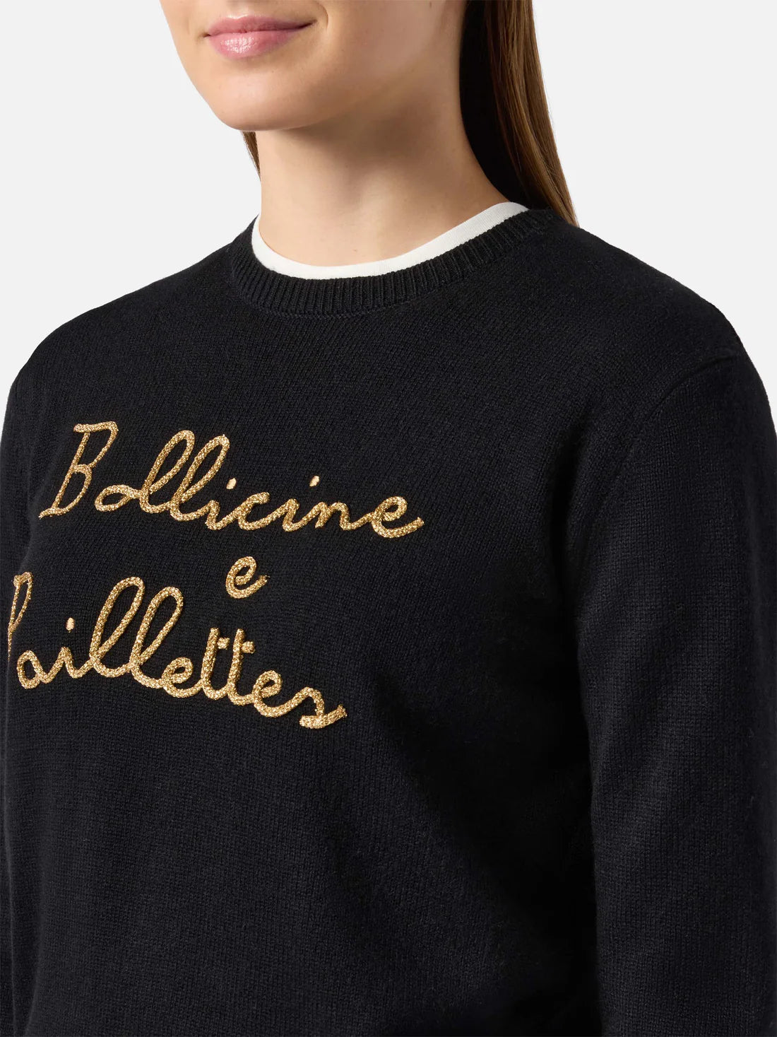 MC2 SAINT BARTH Maglione Donna  NEW QUEEN 03951I BOLLICINE 00L EMB