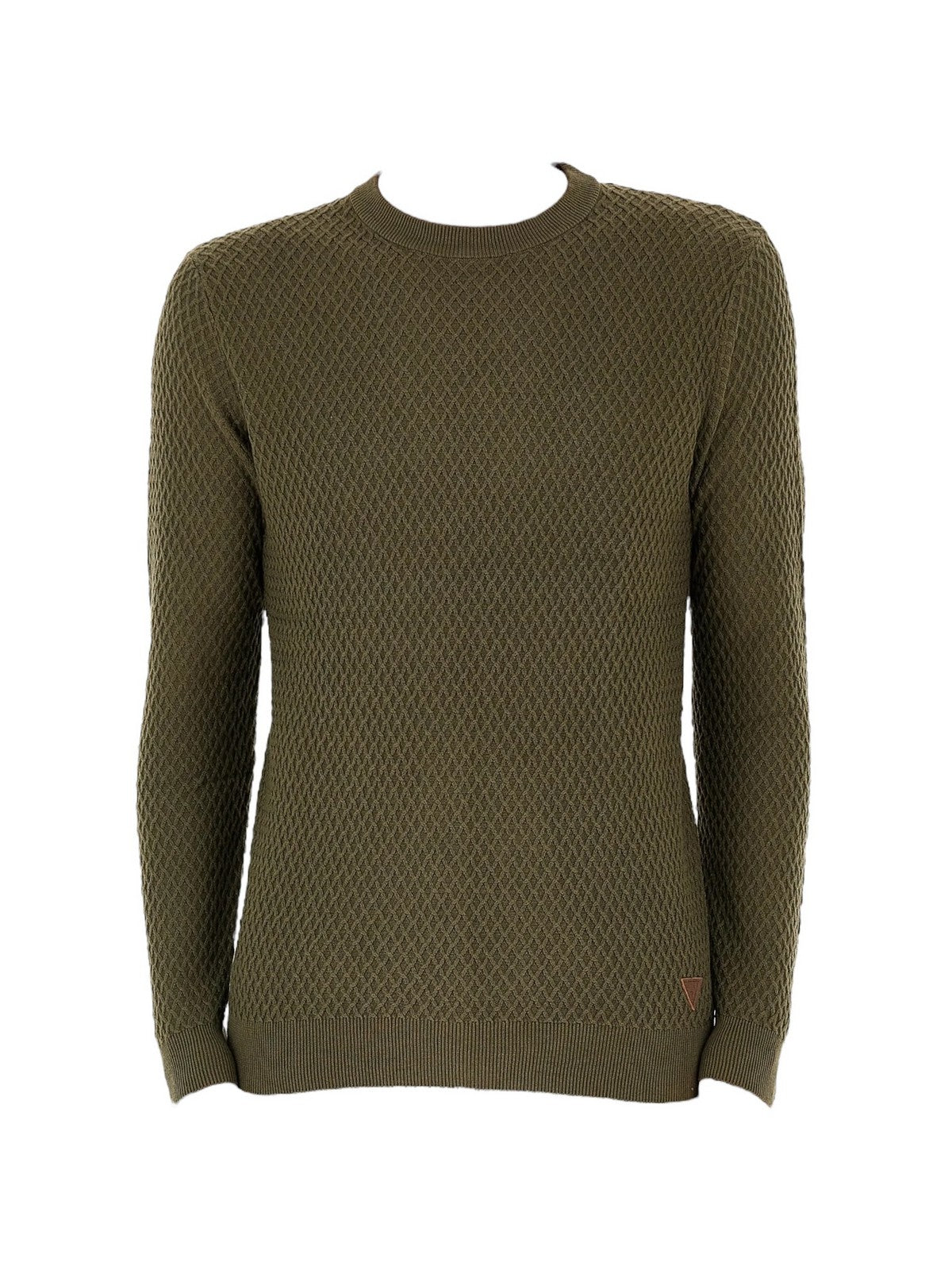 GUESS Maglione Uomo Davin Cn Ls Stitched M4YR05 Z3FB1 G8F6 Verde gioboutiqueweb