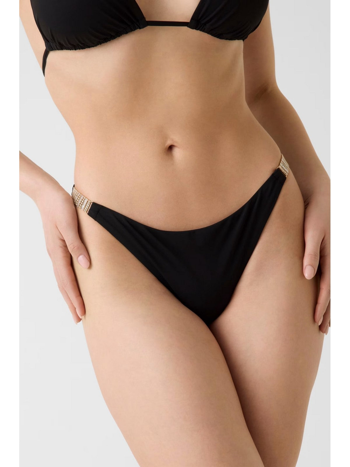 GUESS BEACHWEAR Costume da bagno Donna GAIA BRIEF E6GO26 KG272 JBLK Jet Black A996 gioboutiqueweb