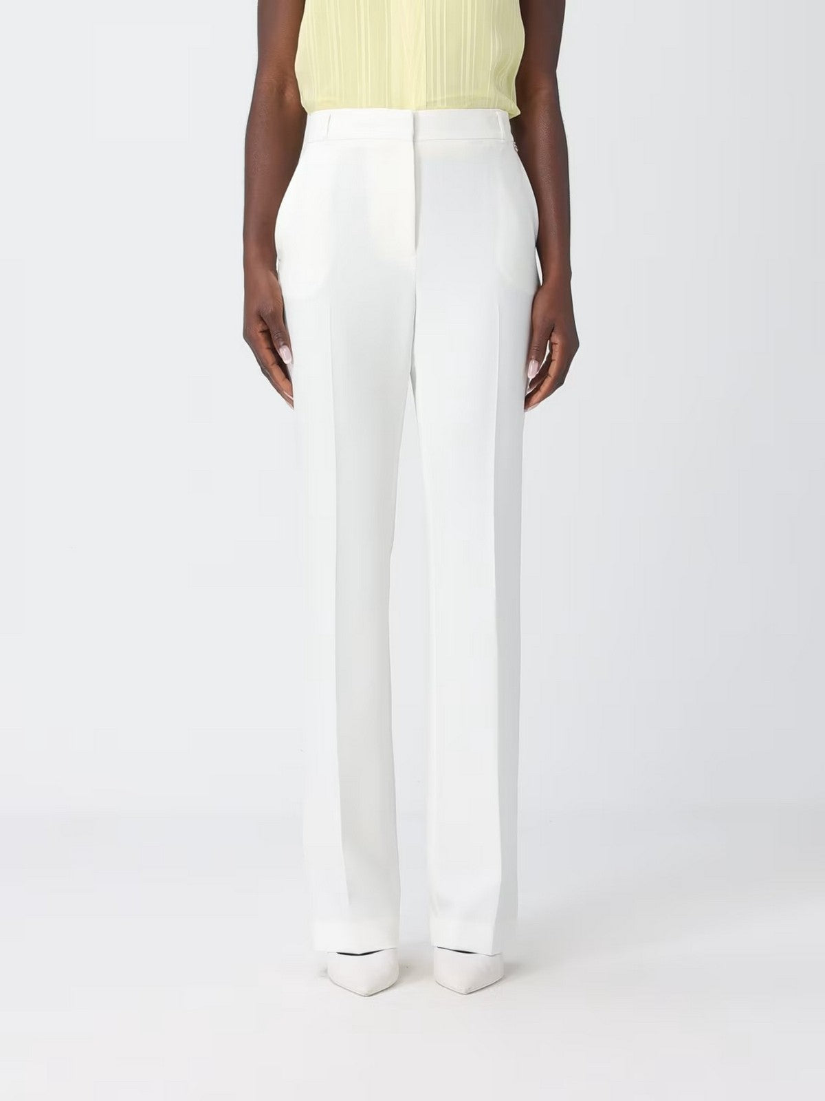 LIU JO BLACK Pantalone Donna  CA6005T2200 X0727 Dirty white