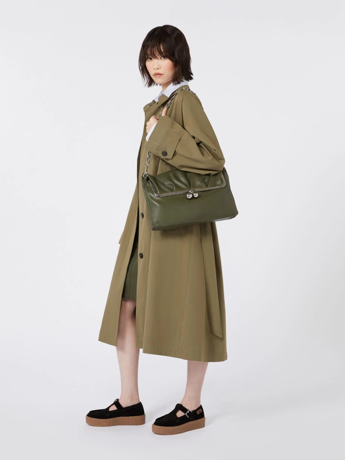 MAX MARA Borsa Donna WKASLALOM 2615511184600 090 VERDE SCURO