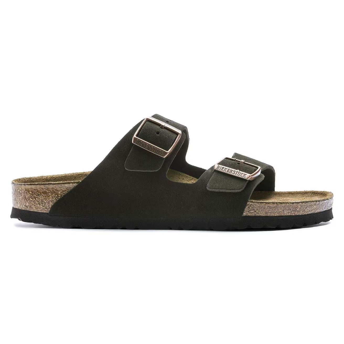 BIRKENSTOCK Sandalo Unisex adulto Arizona SFB mocca, Suede Leather 951313 MOCCA