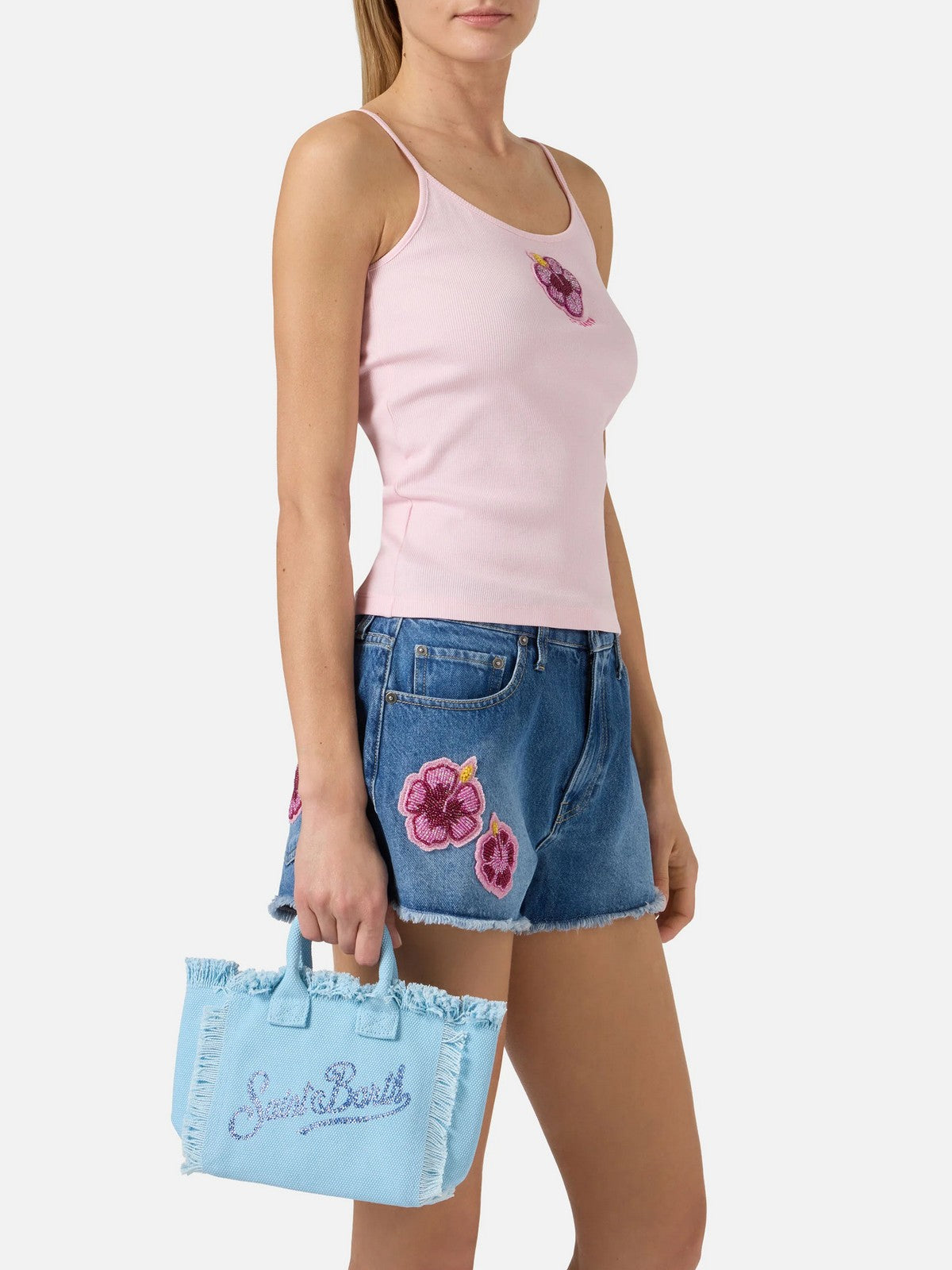 MC2 SAINT BARTH Borsa Donna  VANITY MINI 00404L 31 STRASS