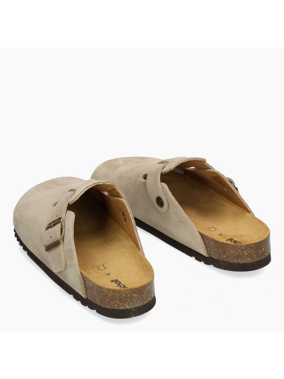 SCHOLL Sandalo Uomo OLIVIER Suede Dk Beige M F300832361 DARK BEIGE gioboutiqueweb