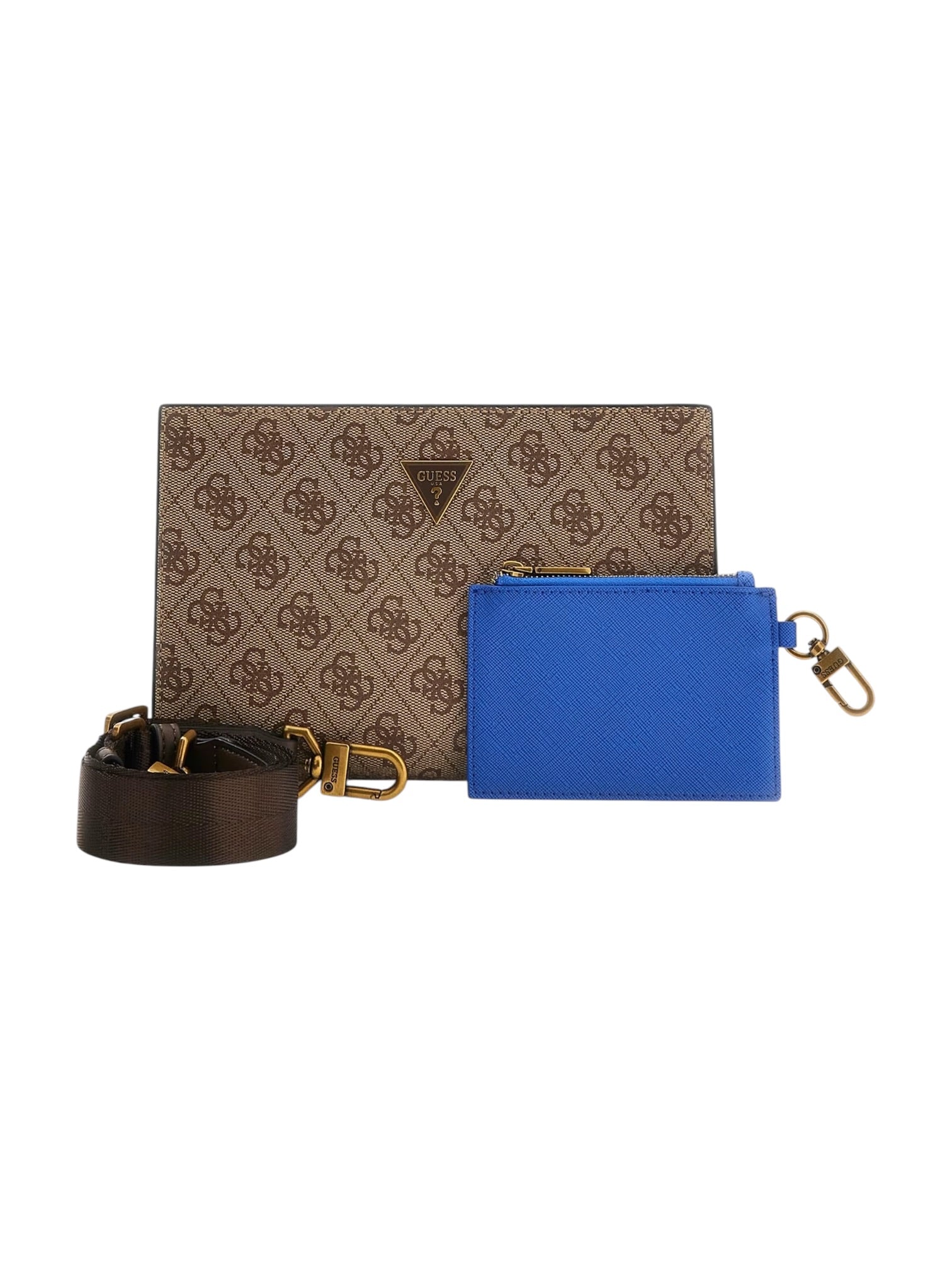 GUESS Tracolla Uomo MILANO CROSSBODY TOP ZIP HMMILO P6157 BBO BEIGE\BROWN