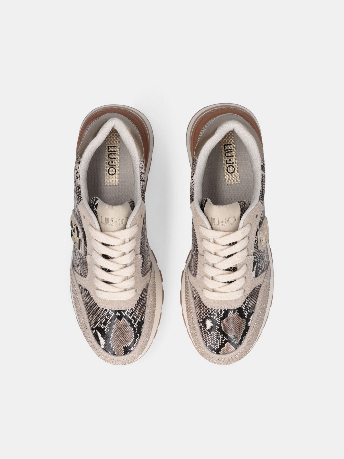 LIU JO Sneaker Donna AMAZING 25 BF5049PX747 S3815 ROPE/LIGHT GOLD