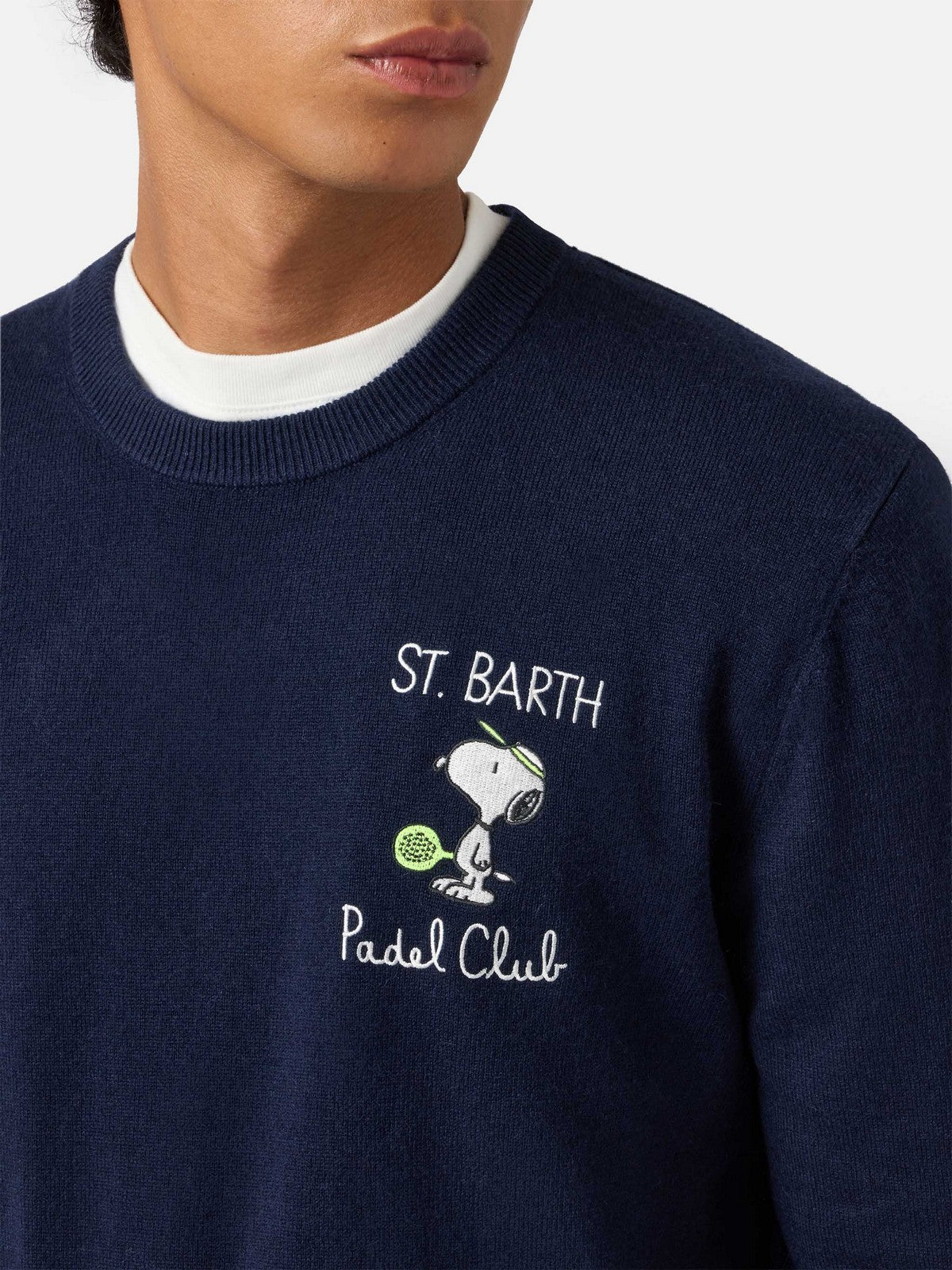 MC2 SAINT BARTH Maglione Uomo  HERON LIGHT EMBRY 03103I SNOOPY PADEL MINI 61