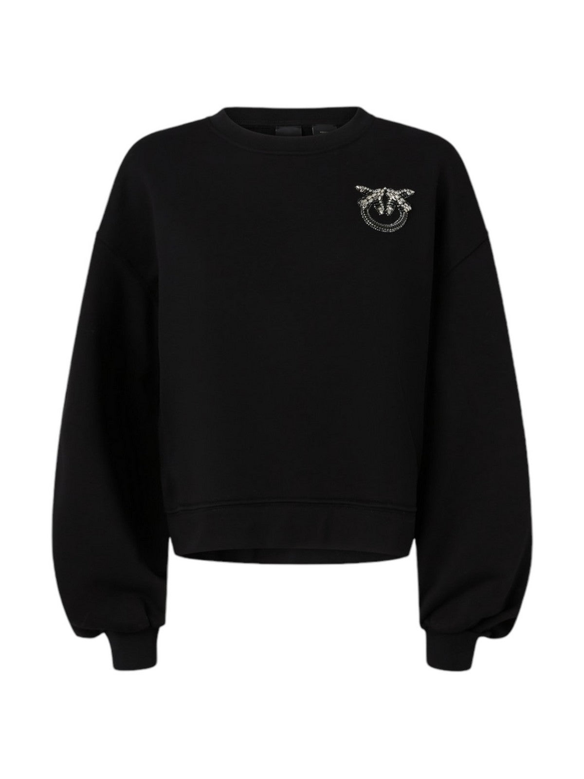 Pinko Women's Sweatshirt Ceresole Sweatshirt Logo BIR 102827-A24F Z99 Black