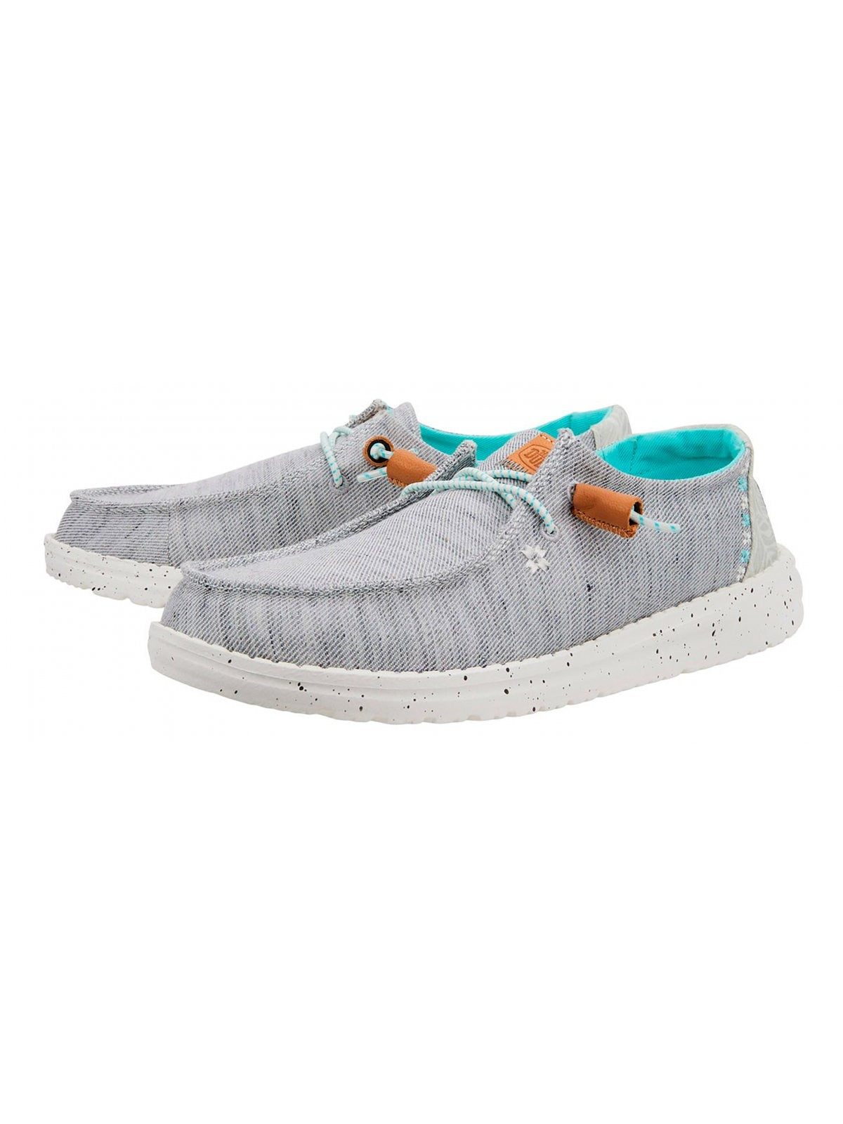 HEY DUDE Mocassino Donna Wendy Heathered Slub HD.40753 030 Grigio