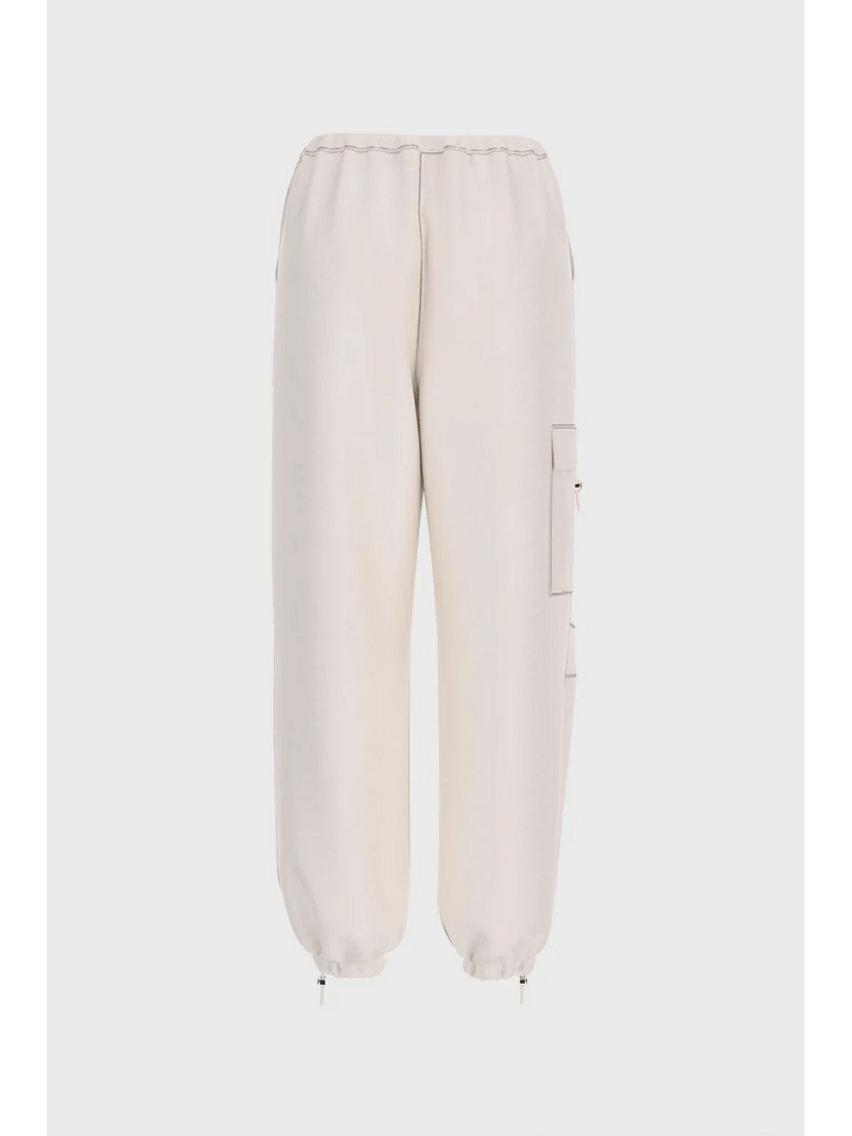 GUESS SPORT Pantalone Donna NAT CARGO PANTS V6RB16 WL232 G027 WHITE GLAM