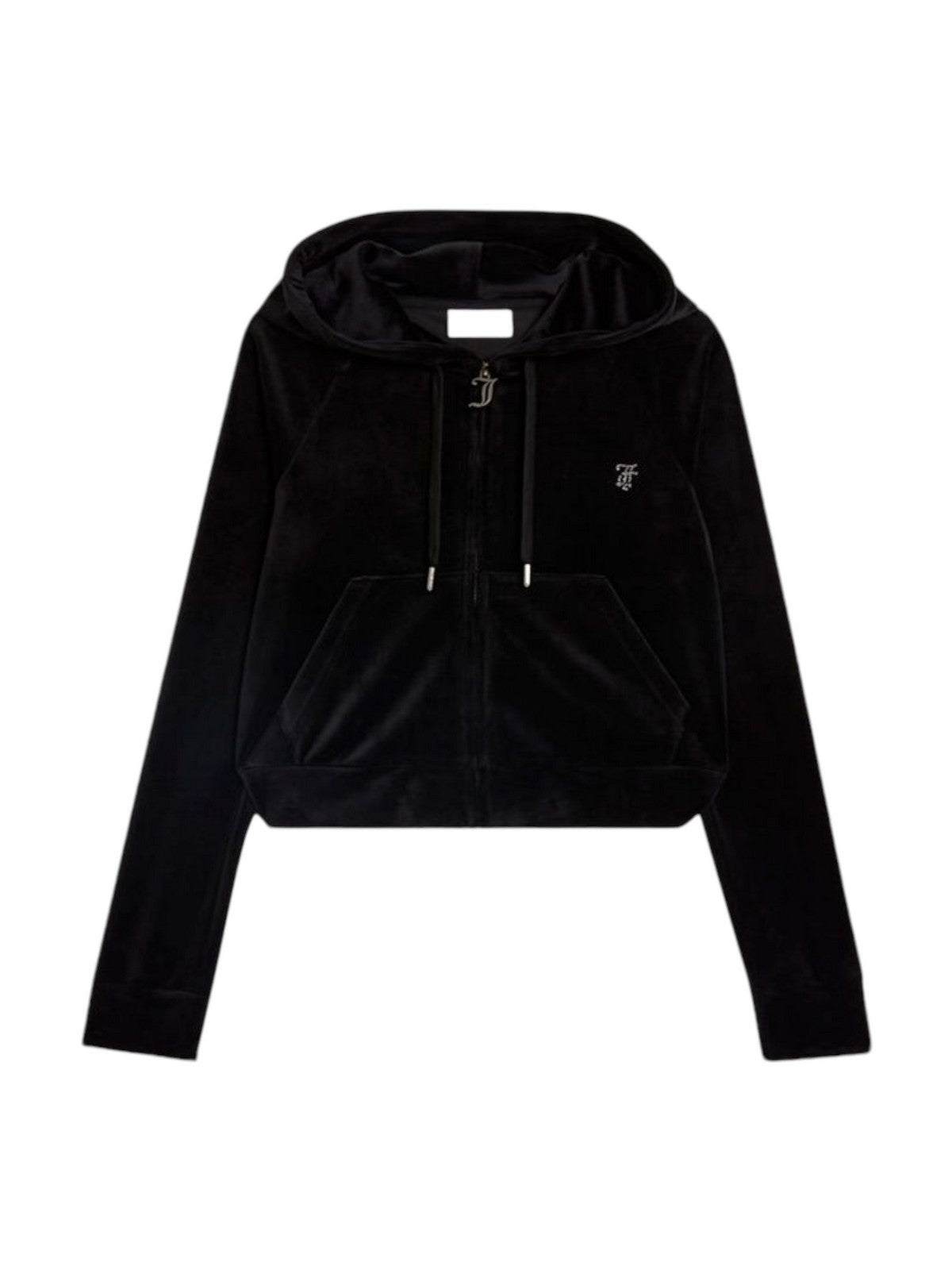 JUICY COUTURE Felpa Donna Madison Hoodies Clas Vel VIJH70194WPFJ00 Nero gioboutiqueweb