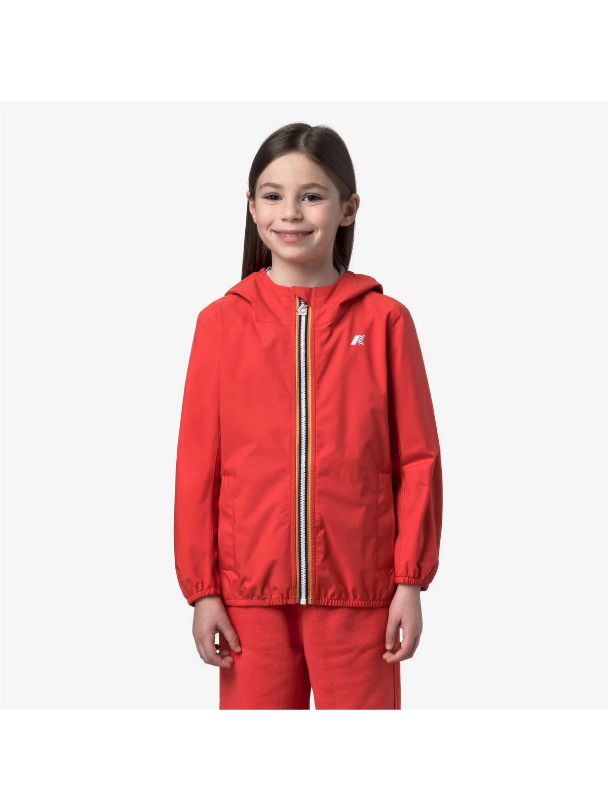 K-WAY KIDS Giubbino Bambine e ragazze P. LILY STRETCH DOT K4125CW B04 Red Poppy