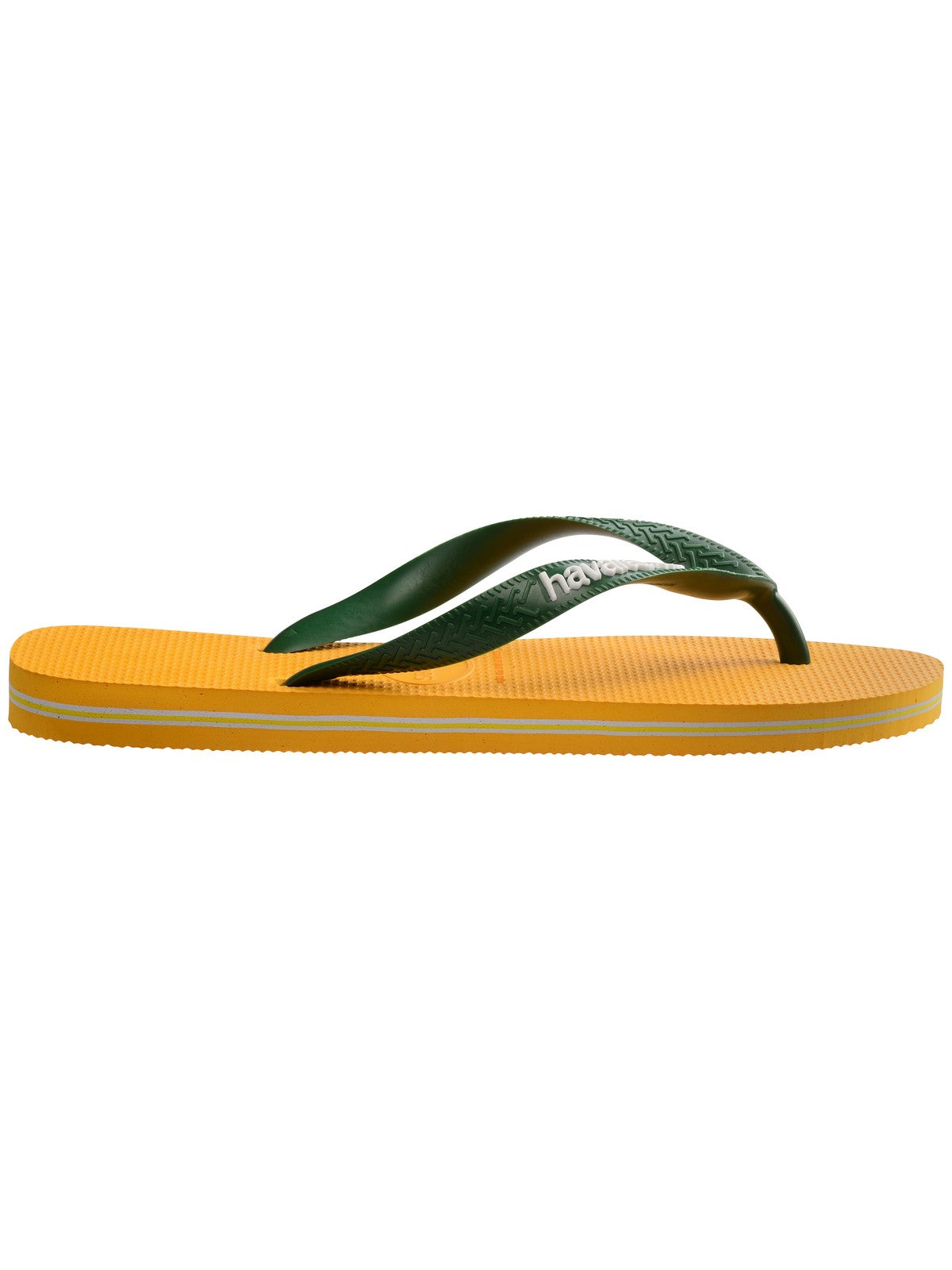 HAVAIANAS Tongs Femme Hav. Logo Brésil 4110850.1740 Jaune