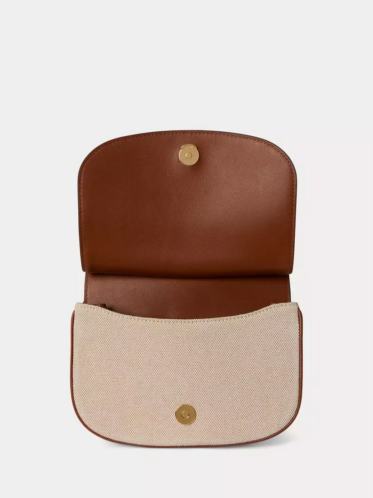 LAUREN RALPH LAUREN Borsa Donna MARCY CRSBDY-CROSSBODY-MEDIUM 431P10512 001 NTRL/BUFF CANVAS/LAUREN TAN