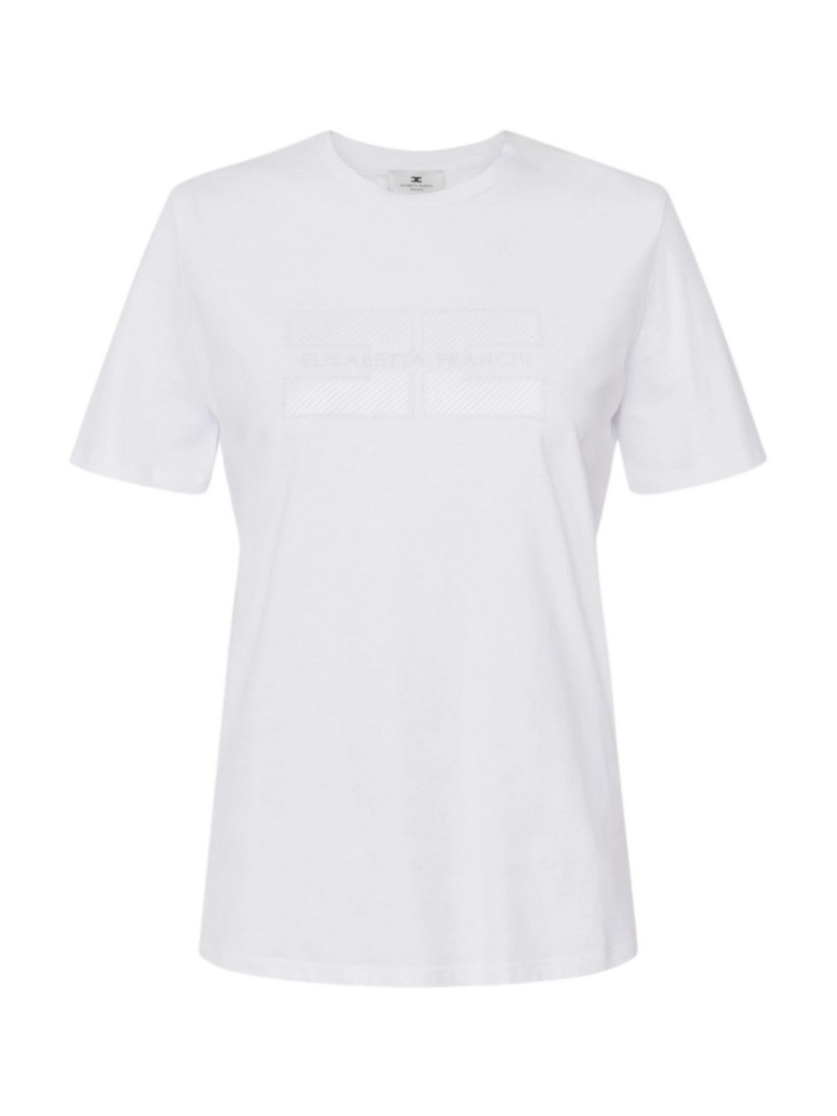 ELISABETTA FRANCHI T-shirt i kursowy MA00251E2-270 White