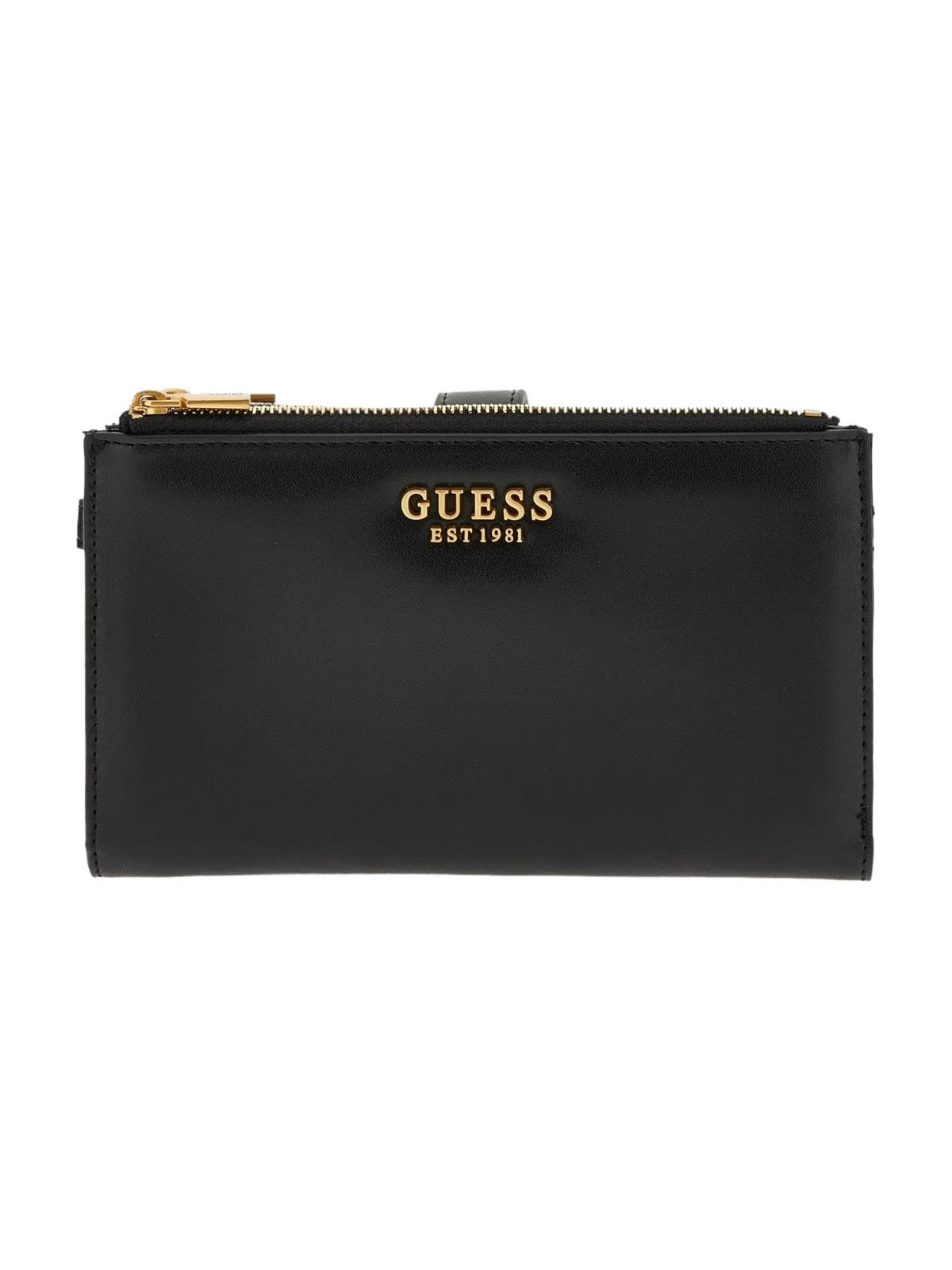 Portefeuille femme GUESS Laurel Slg grand zip SWVA85 00570 BLA noir