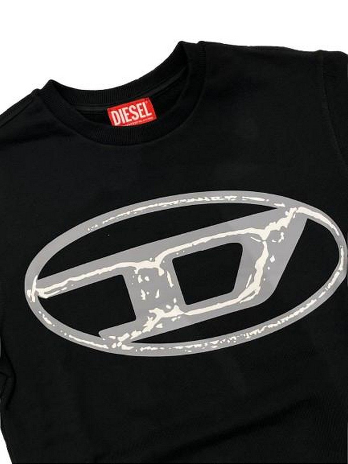 DIESEL Felpa Bambini e ragazzi  J02488 KYAQK K900 Nero gioboutiqueweb