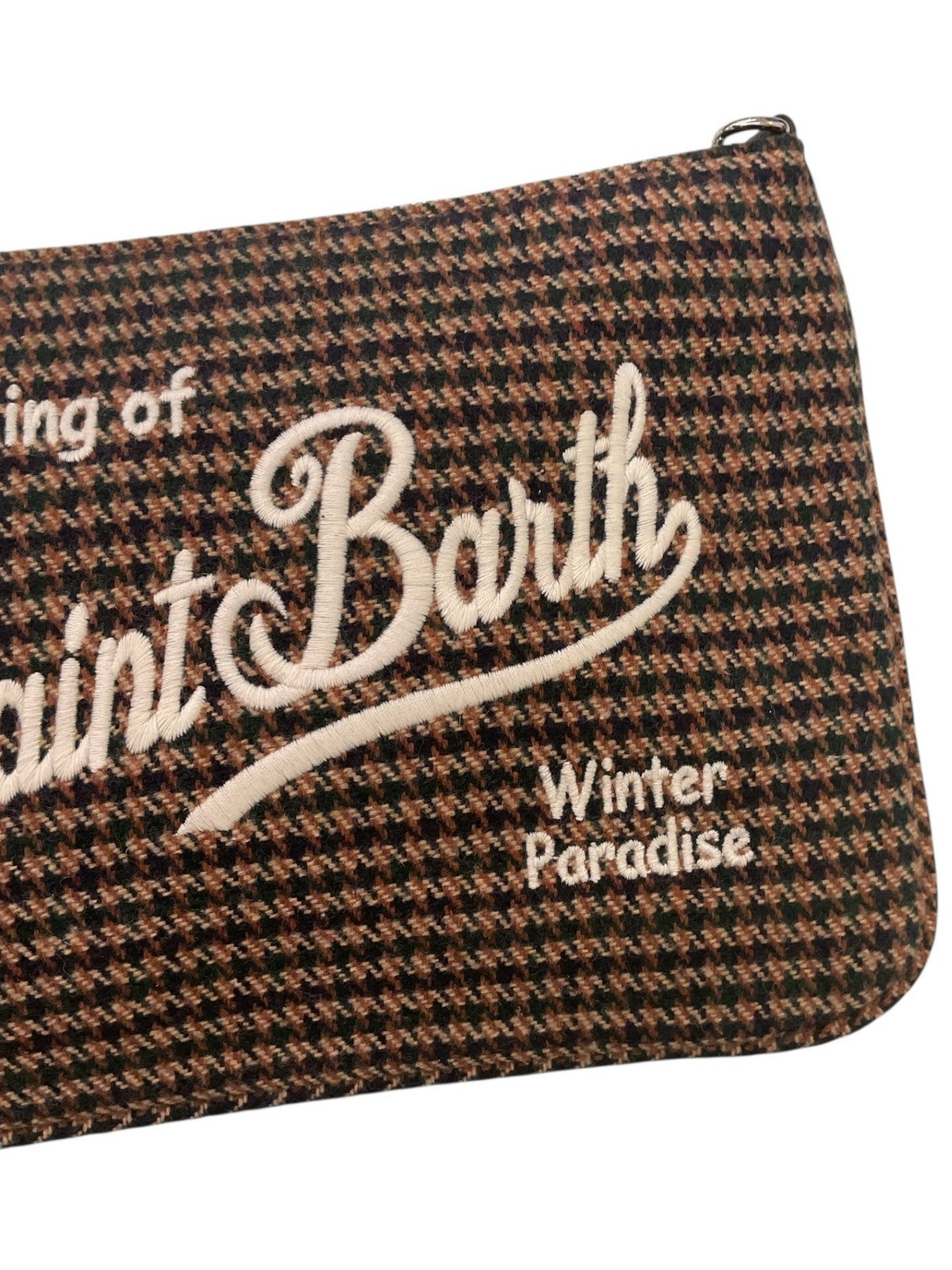 MC2 SAINT BARTH Pochette Donna  PARISIENNE WOOL 01358I PIED DE POULE SOFT 5161 EMB