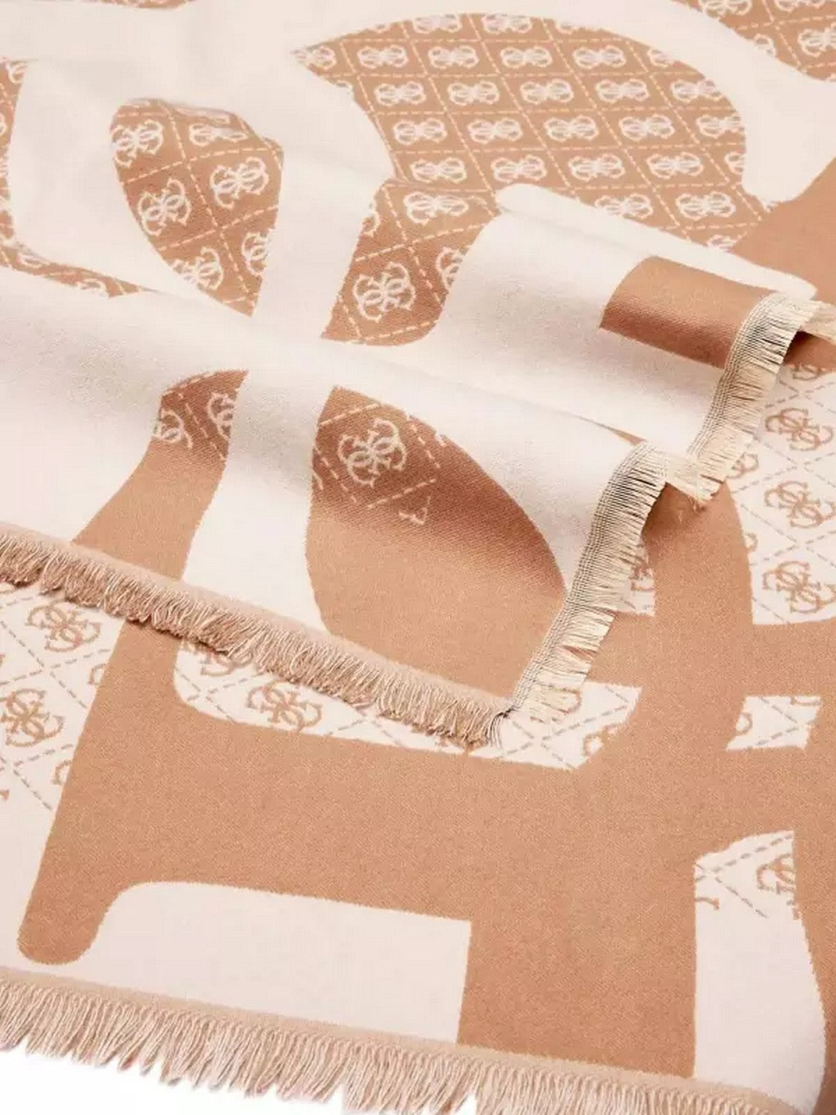 GUESS Foulard Donna JACQUARD KEFIAH 135X135 AW5418 POL03 BEI Beige