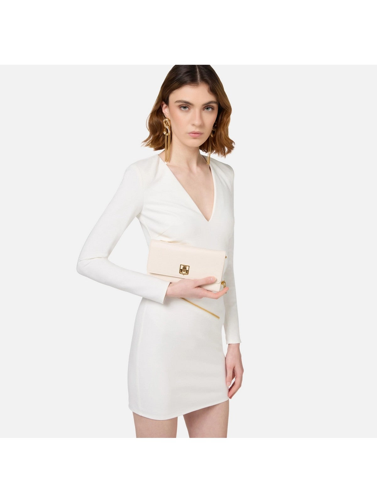 ELISABETTA FRANCHI Portefeuille féminin PF04A46E2 193 blanc