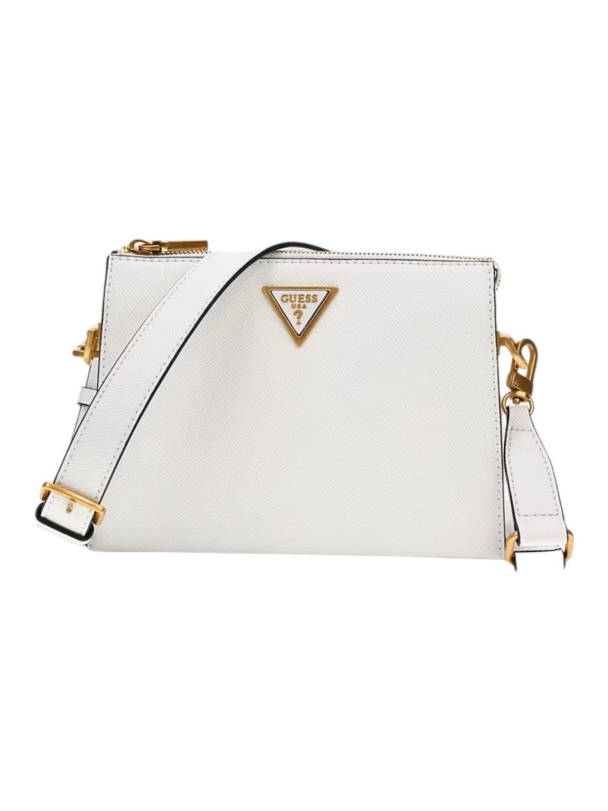 Guess Women's Bag James Girlfriend Sat HWvva92 31120 Whi Bianco