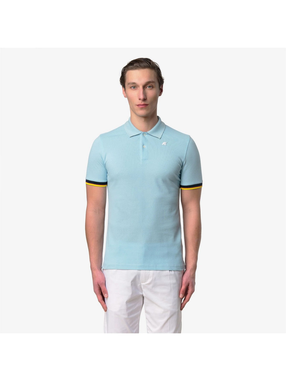 K-WAY Polo Uomo VINCENT PIQUE K1125BW D40 BLUE DREAM