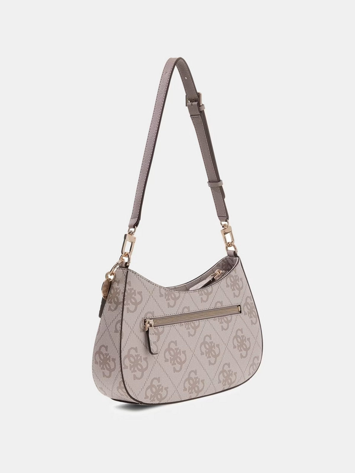 GUESS Borsa Donna NOELLE II TOP ZIP SHOULDER BAG HWSO96 72180 DKO DARK TAUPE LOGO