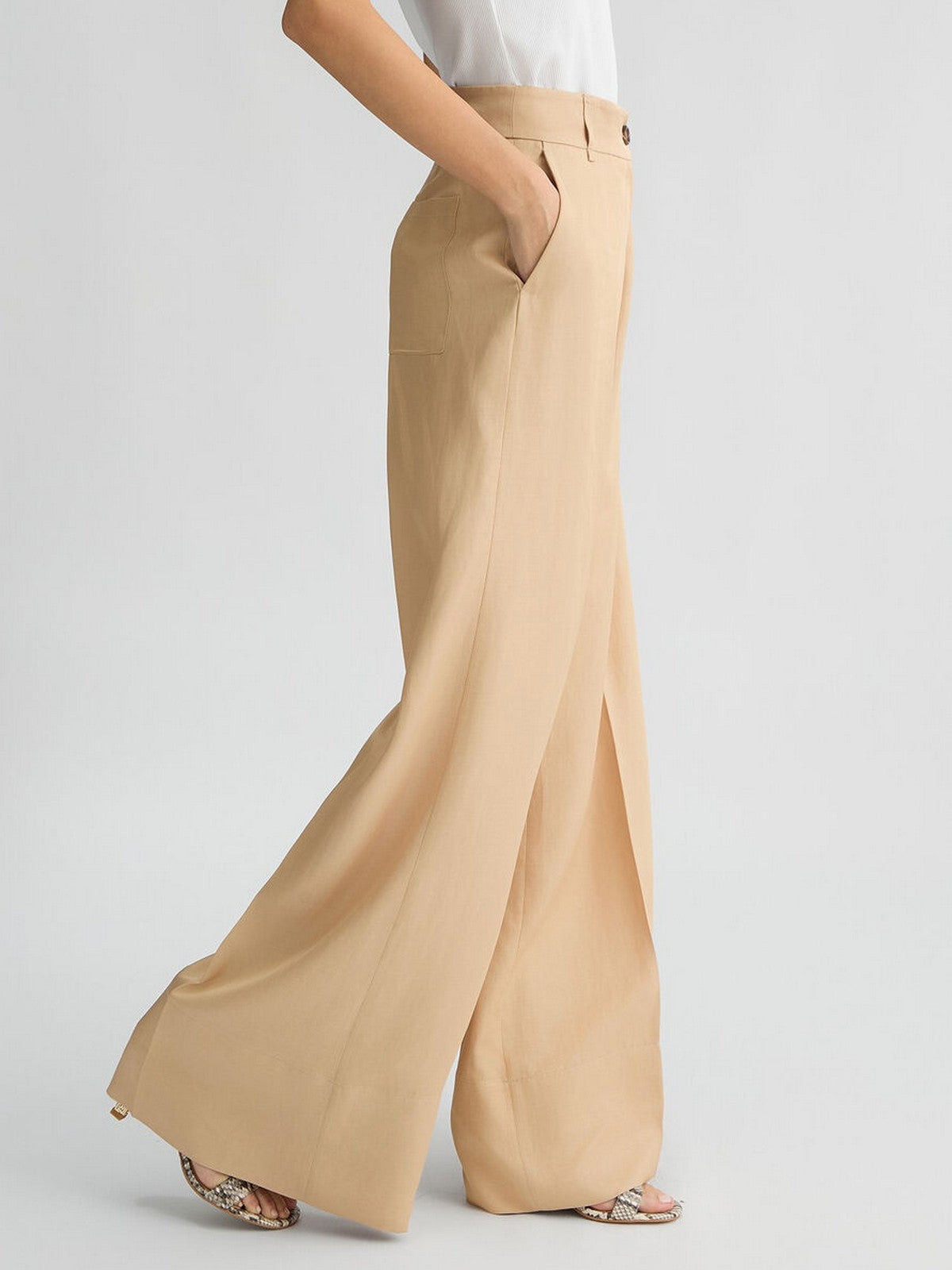 LIU JO BLACK Pantalone Donna  CA5350T2983 X0650 Beige gioboutiqueweb