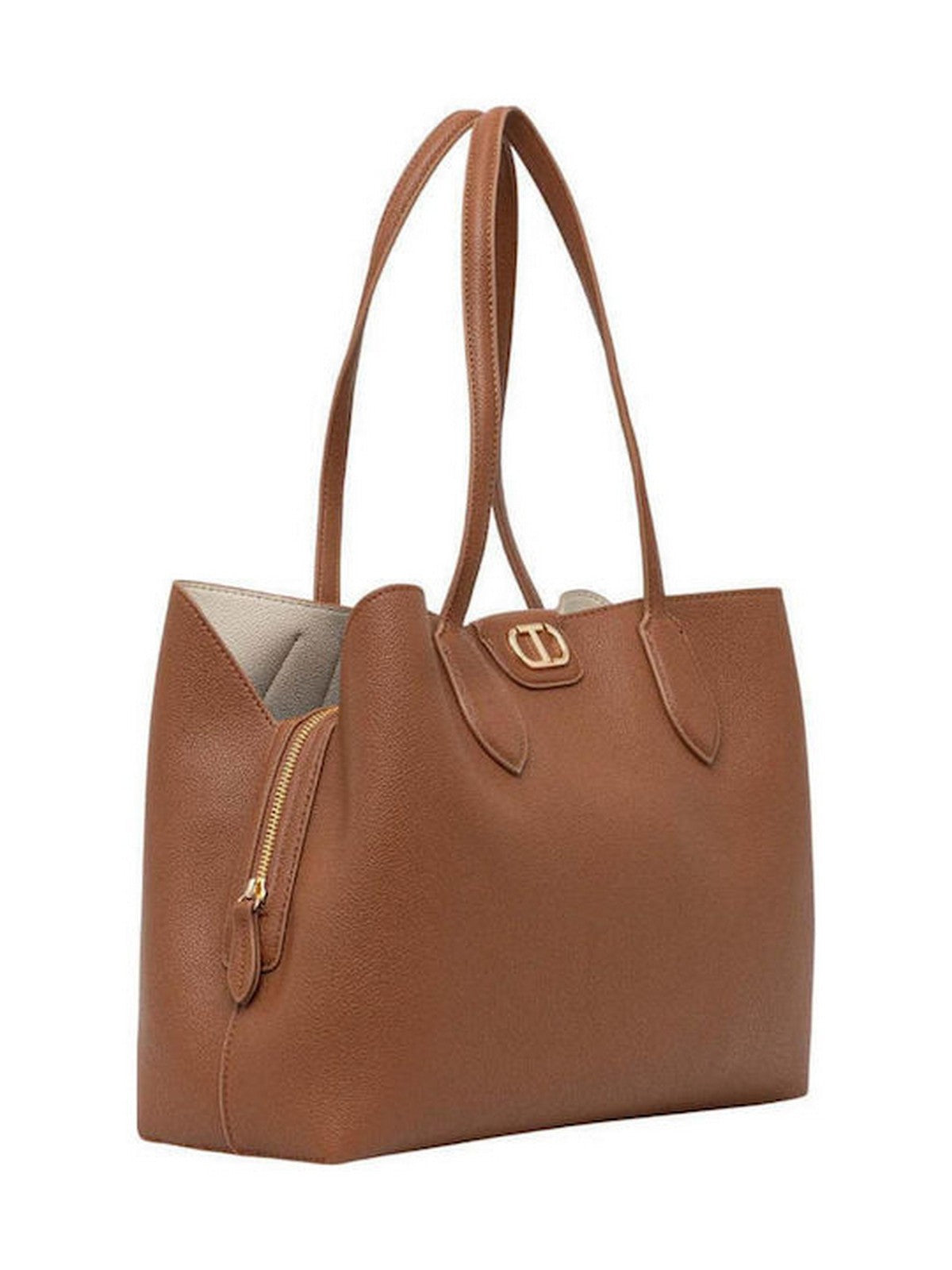 TWINSET Borsa Donna BICOLOR 252TB7150 12683 BIC.LAND/PARCHMENT