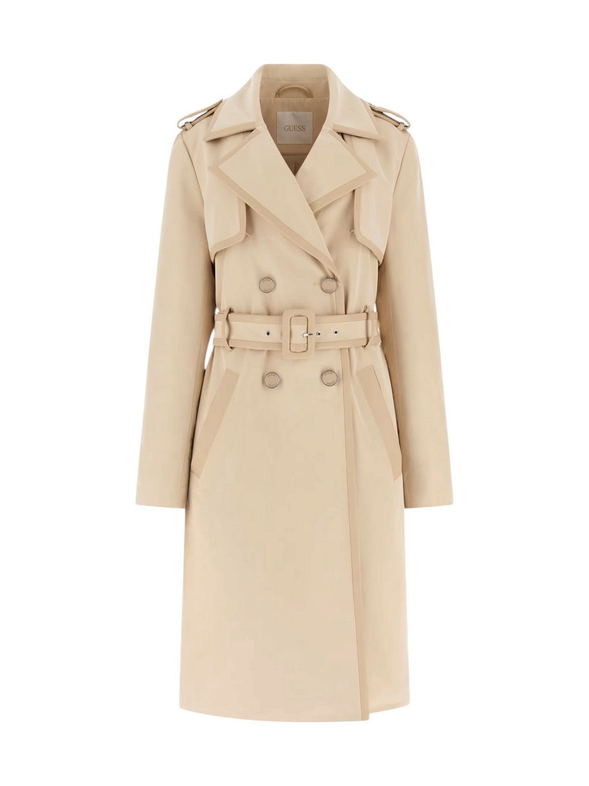 GUESS Trench Donna JENNY PU DETAILS TRENCH W5RL14 WGWD2 G1L7 FOAMY TAUPE