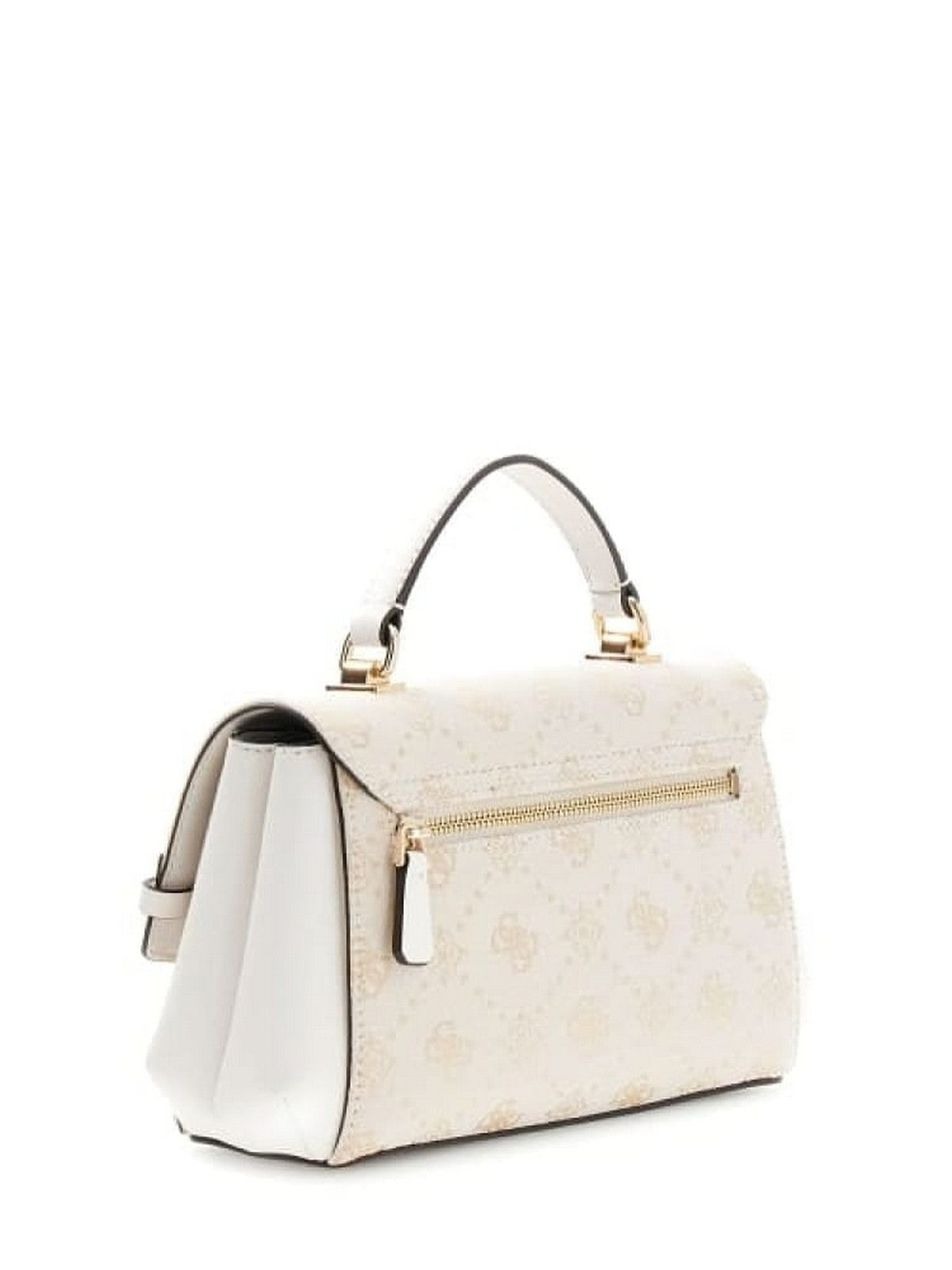 GUESS Borsa Donna MELINDA LOGO TOP HANDLE FLAP HWJP99 02200 OFL OFF WHITE LOGO