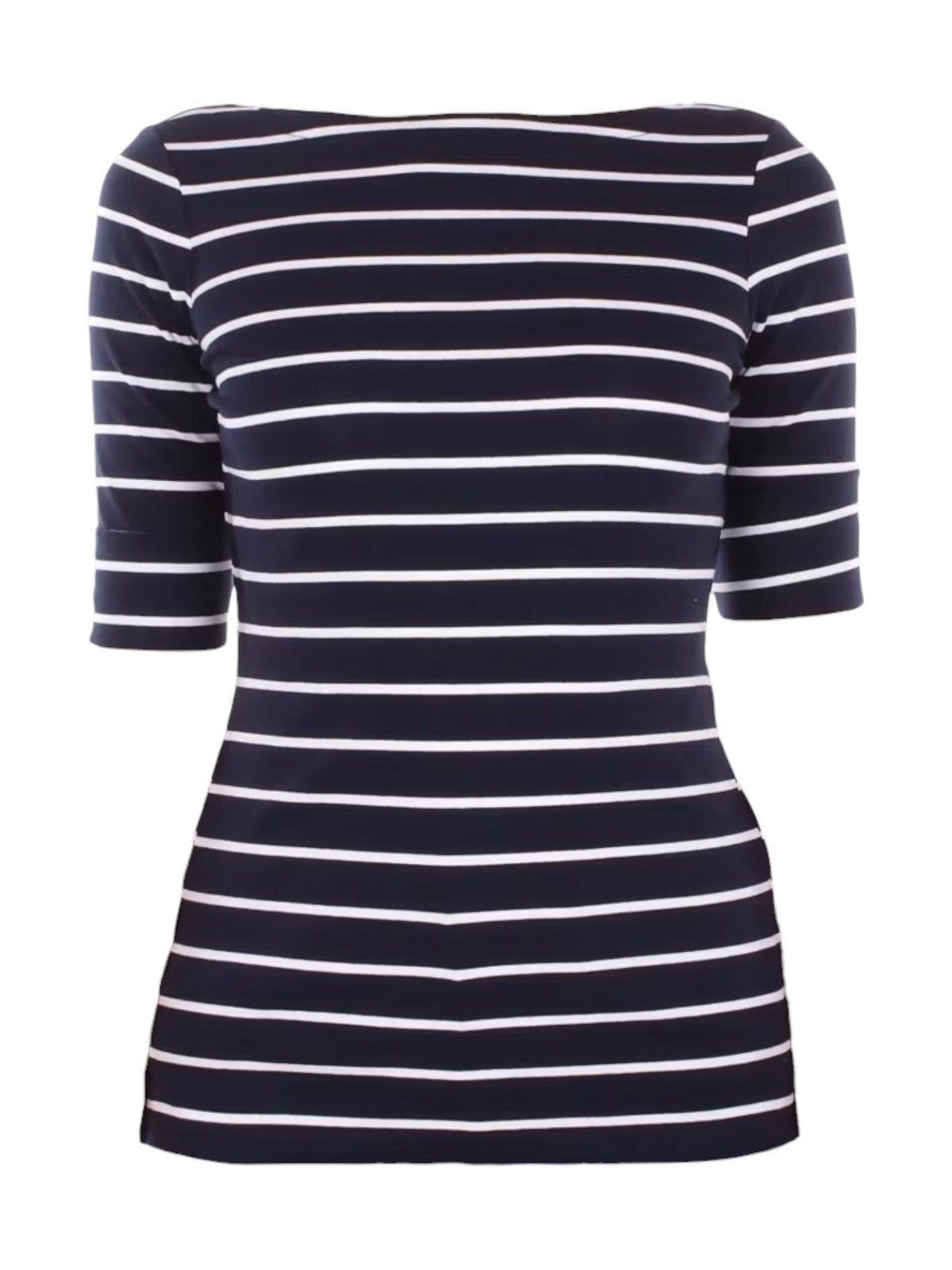LAUREN RALPH LAUREN T-shirt Donna JUDY-ELBOW SLEEVE-KNIT 200701085 002 LAUREN NAVY/WHITE