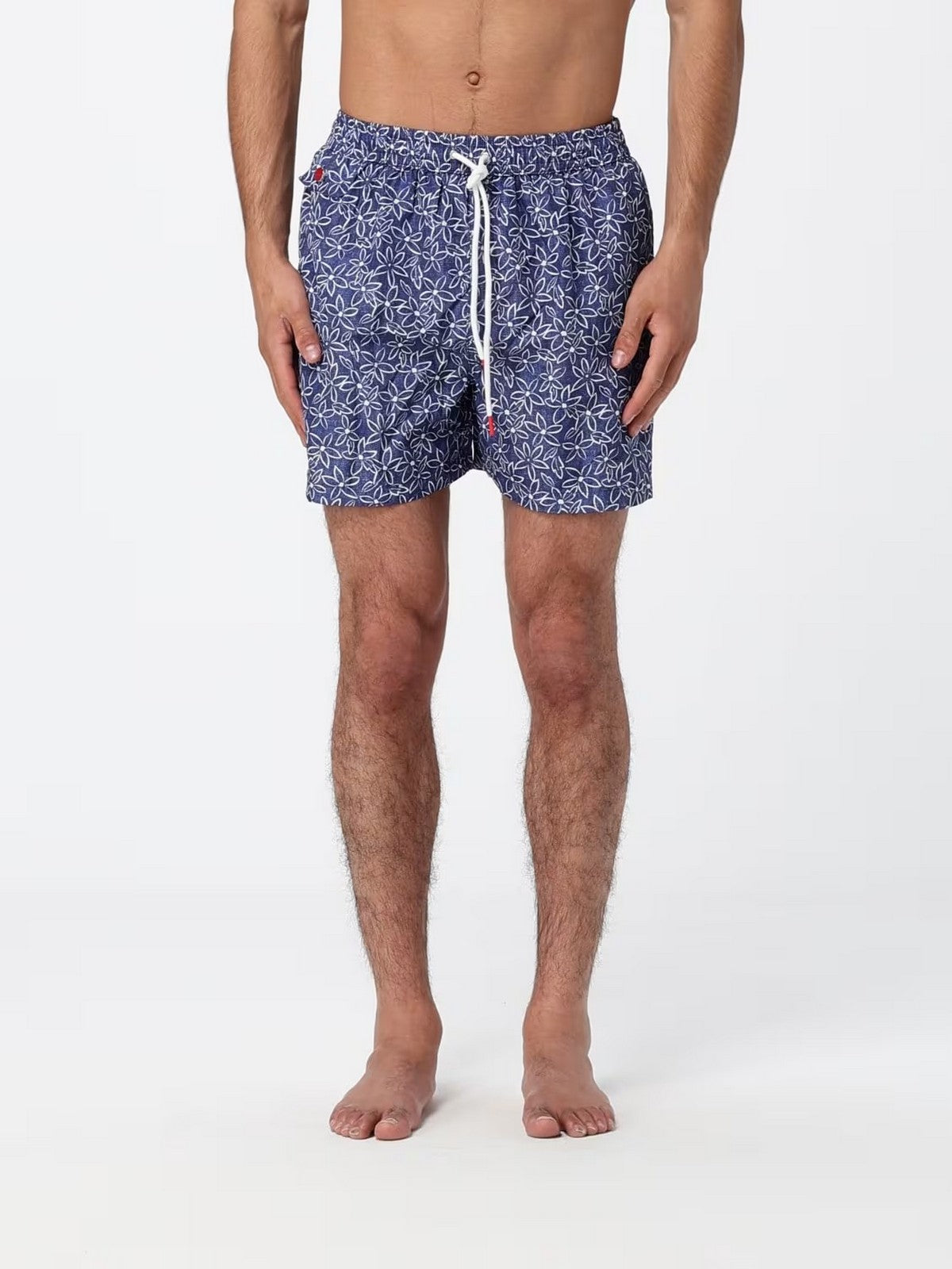 KITON Costume da bagno Uomo  UCOM010K0743H84002 BLU/BIANCO