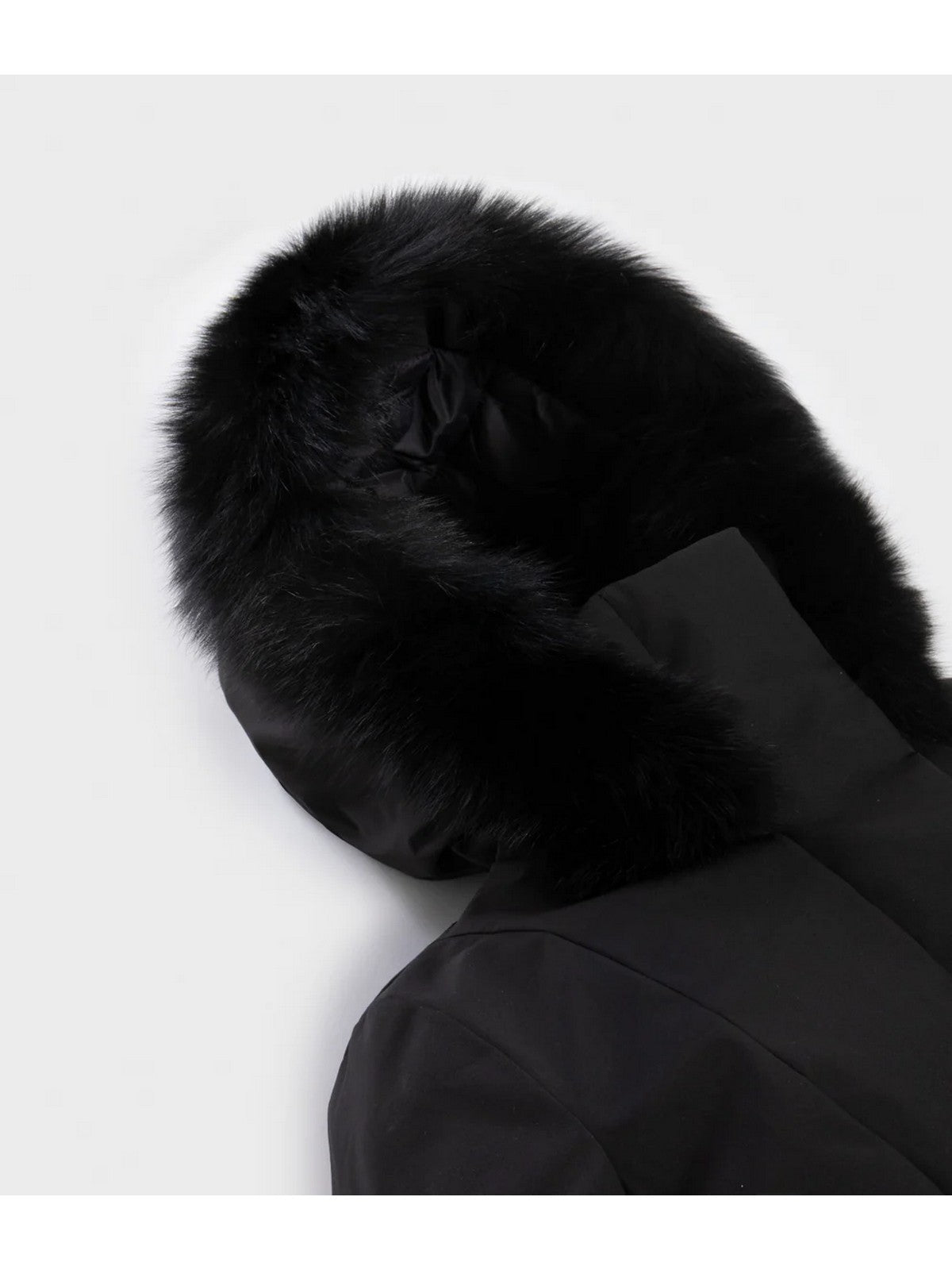 REFRIGIWEAR Piumino Donna LADY TECH/1 FUR JACKET W99108 XT3790 G06000 BLACK