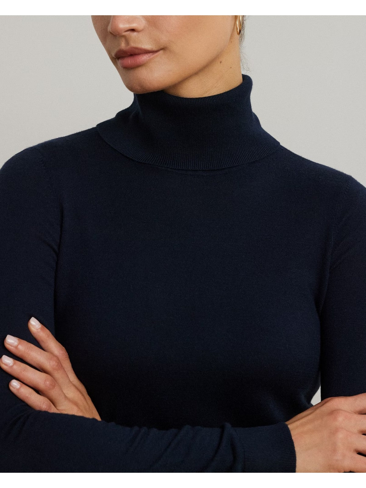 LAUREN RALPH LAUREN Maglione dolcevita Donna ZOE-LONG SLEEVE-PULLOVER 200940470 002 LAUREN NAVY