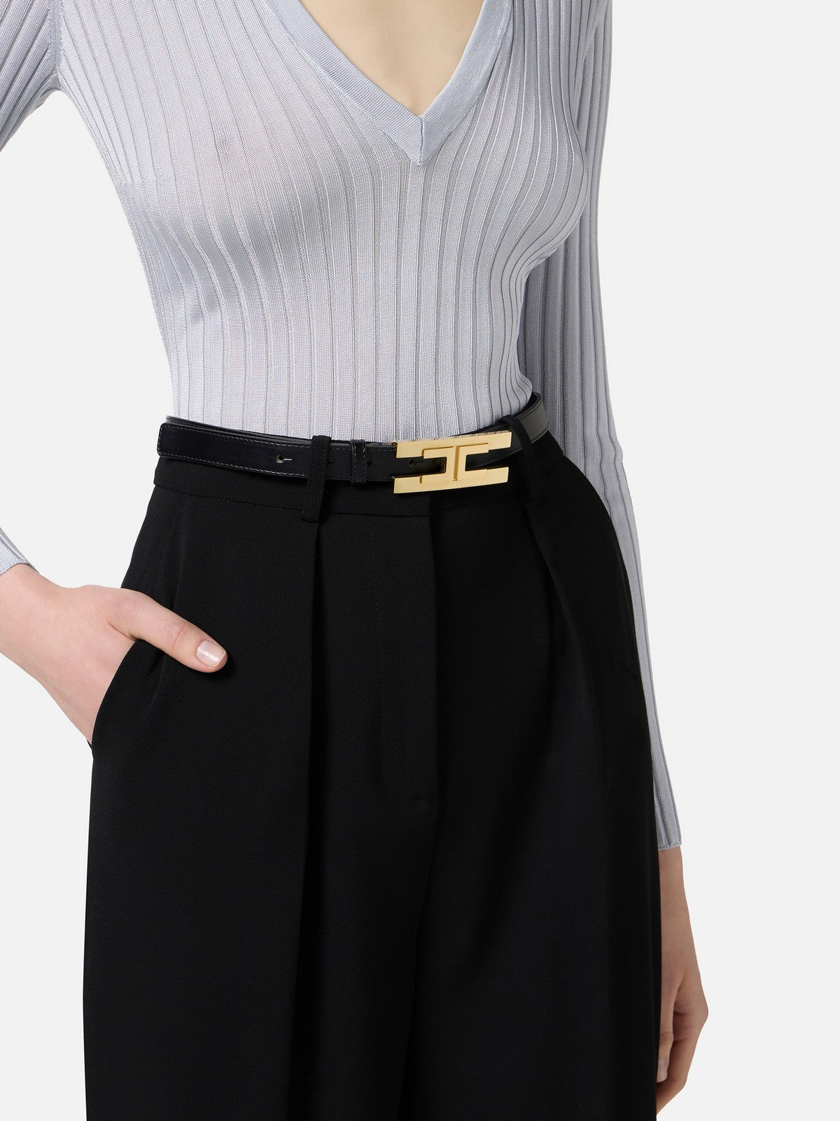 ELISABETTA FRANCHI Cintura Donna  CT72S57E2 110 Nero