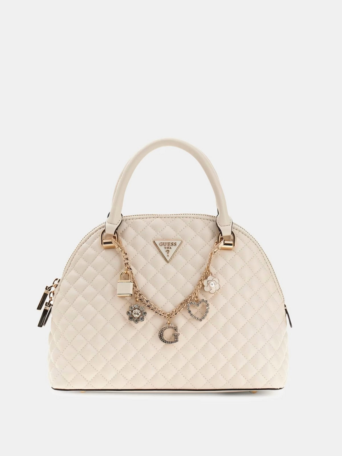GUESS Borsa Donna EVERLEE DOME SATCHEL HWEG86 79050 OFF off white