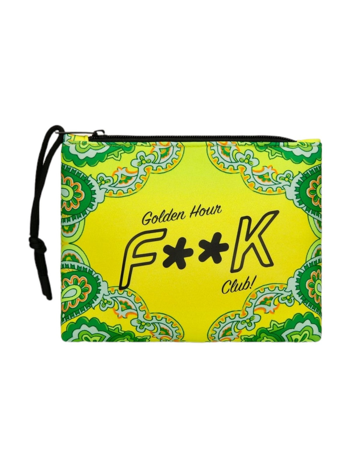 F ** K Women's Fk24-A035x26 yellow clutch bags