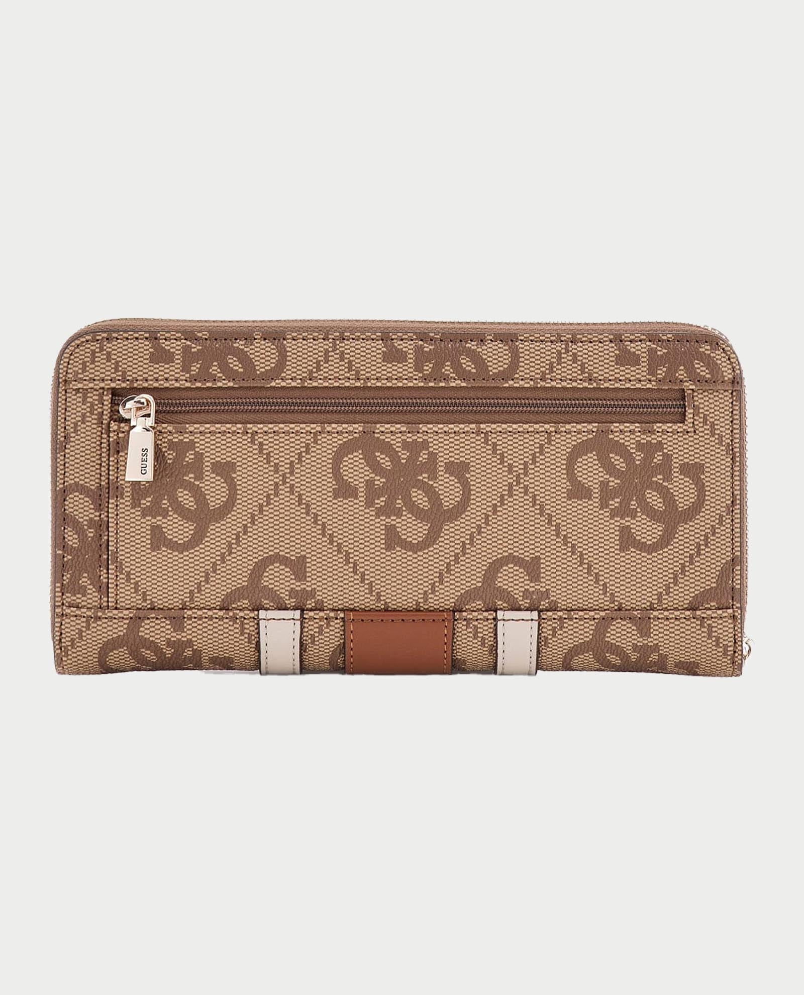 GUESS Portafoglio Donna ERENIA SLG LARGE ZIP AROUND SWSO78 38146 LTL LATTE LOGO