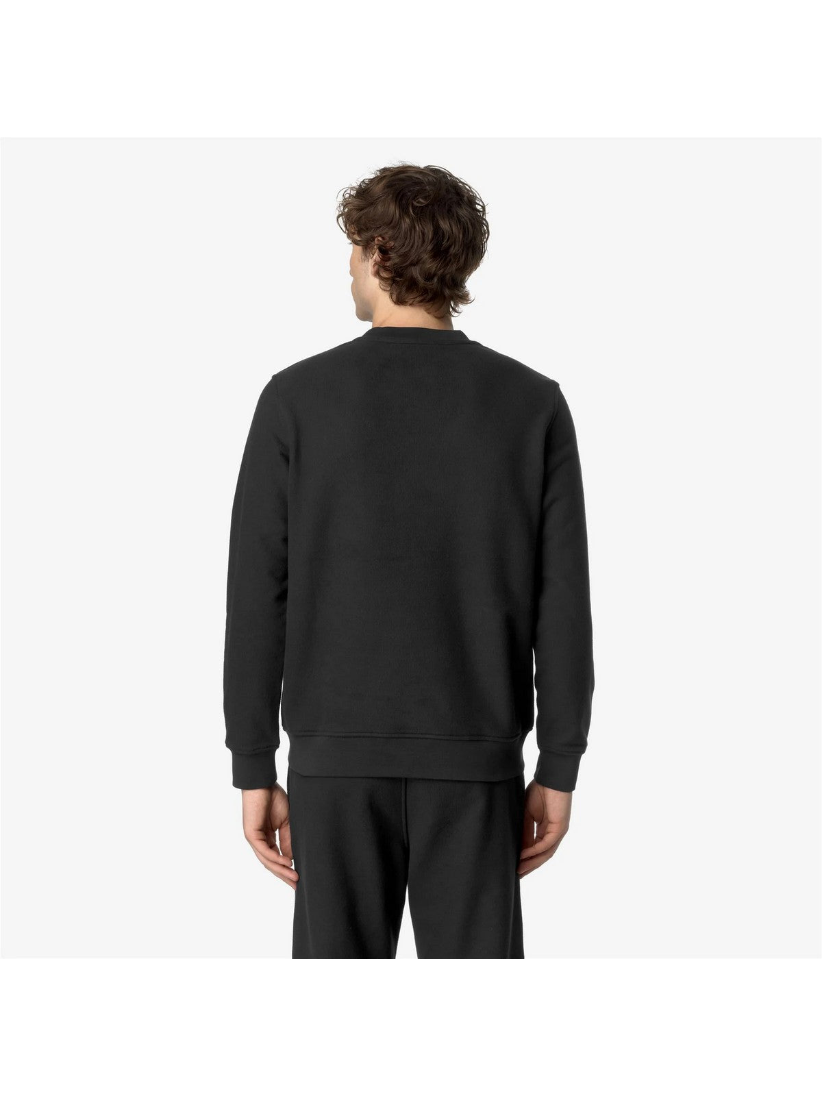 K-Way-Mann Sweatshirt Baptiste schweres Fleece K8133GW usy Black