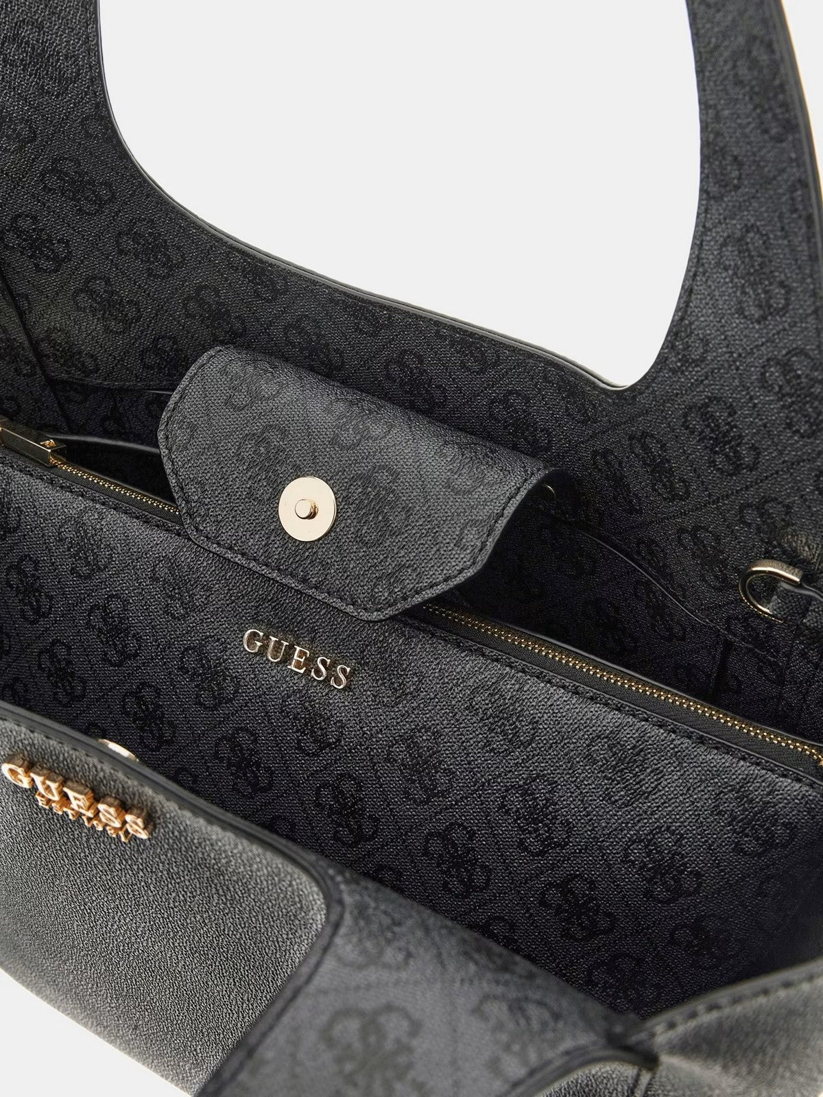 GUESS Borsa Donna CALISTA 2 IN 1 TOTE HWSG73 34220 CLO COAL LOGO