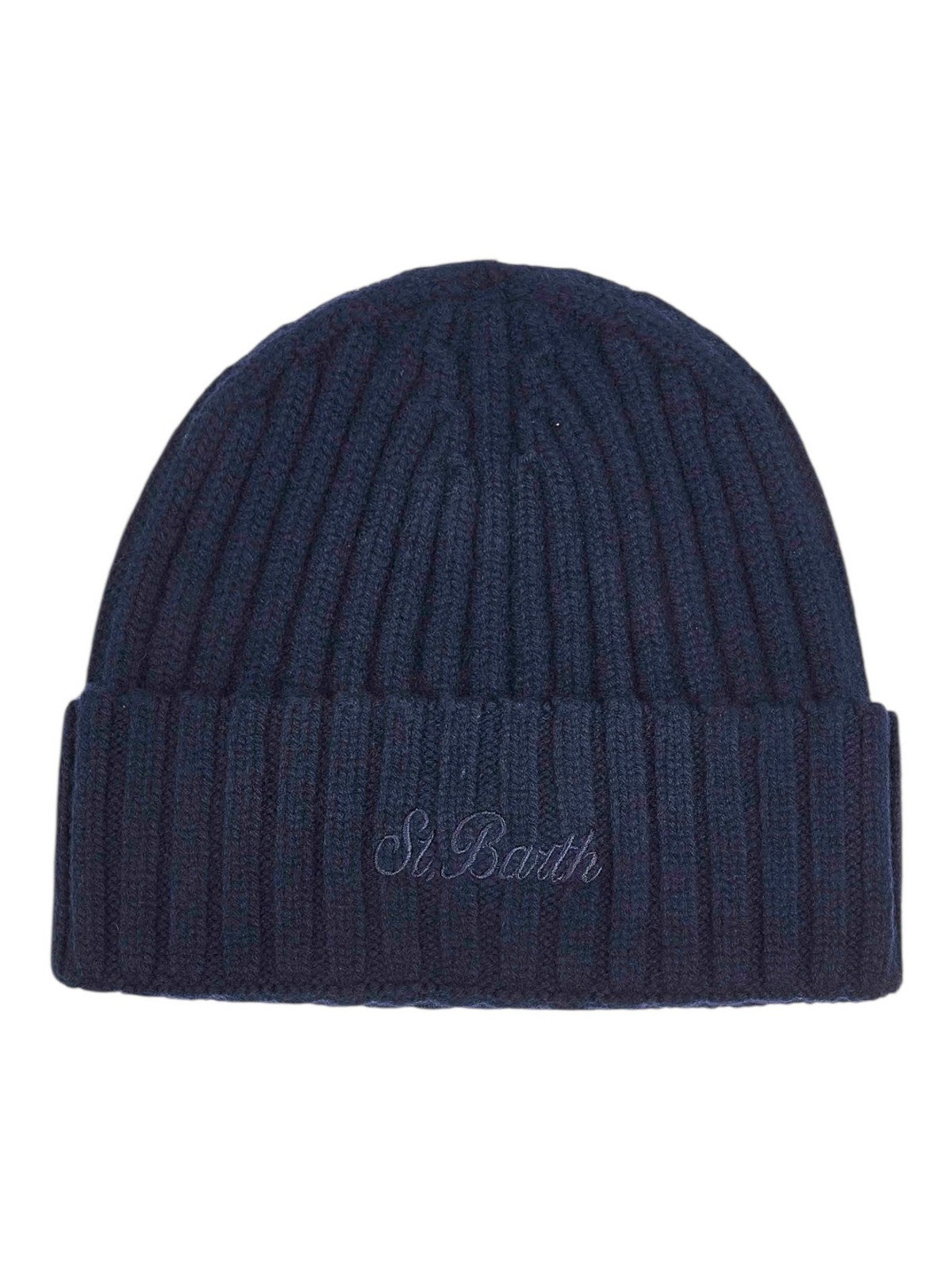 Mc2 Saint Barth Man Hat Wengen Wool 00063i 62 Night Blue
